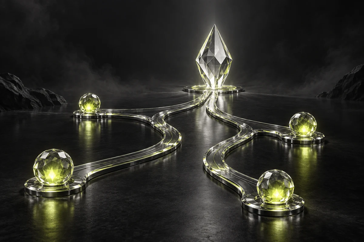 Crystal paths to the common goal