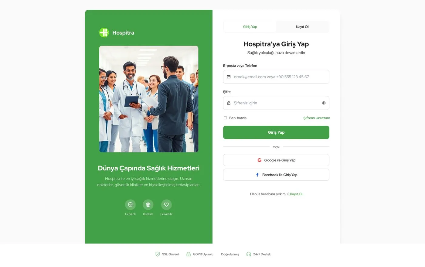 Hospitra — tasarım 1