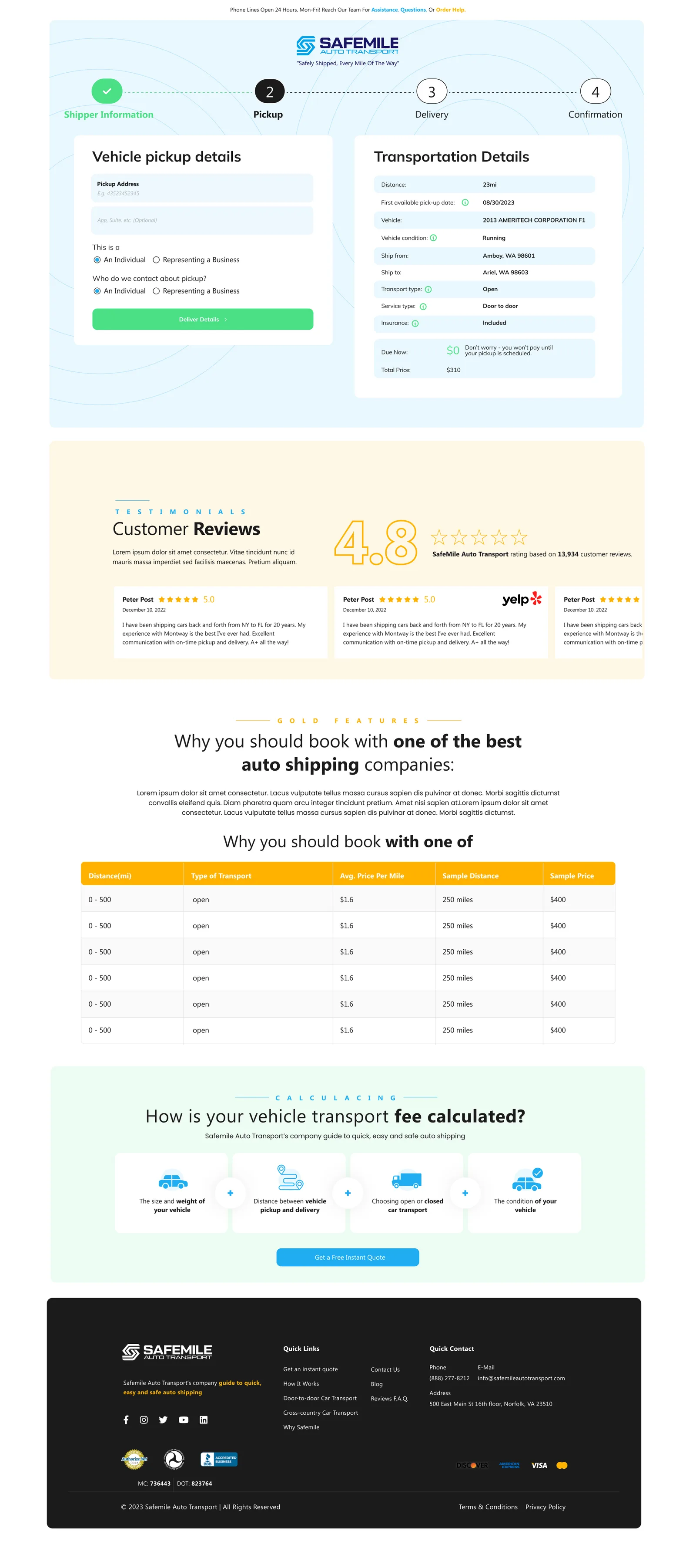 SafeMile Transport — tasarım 8