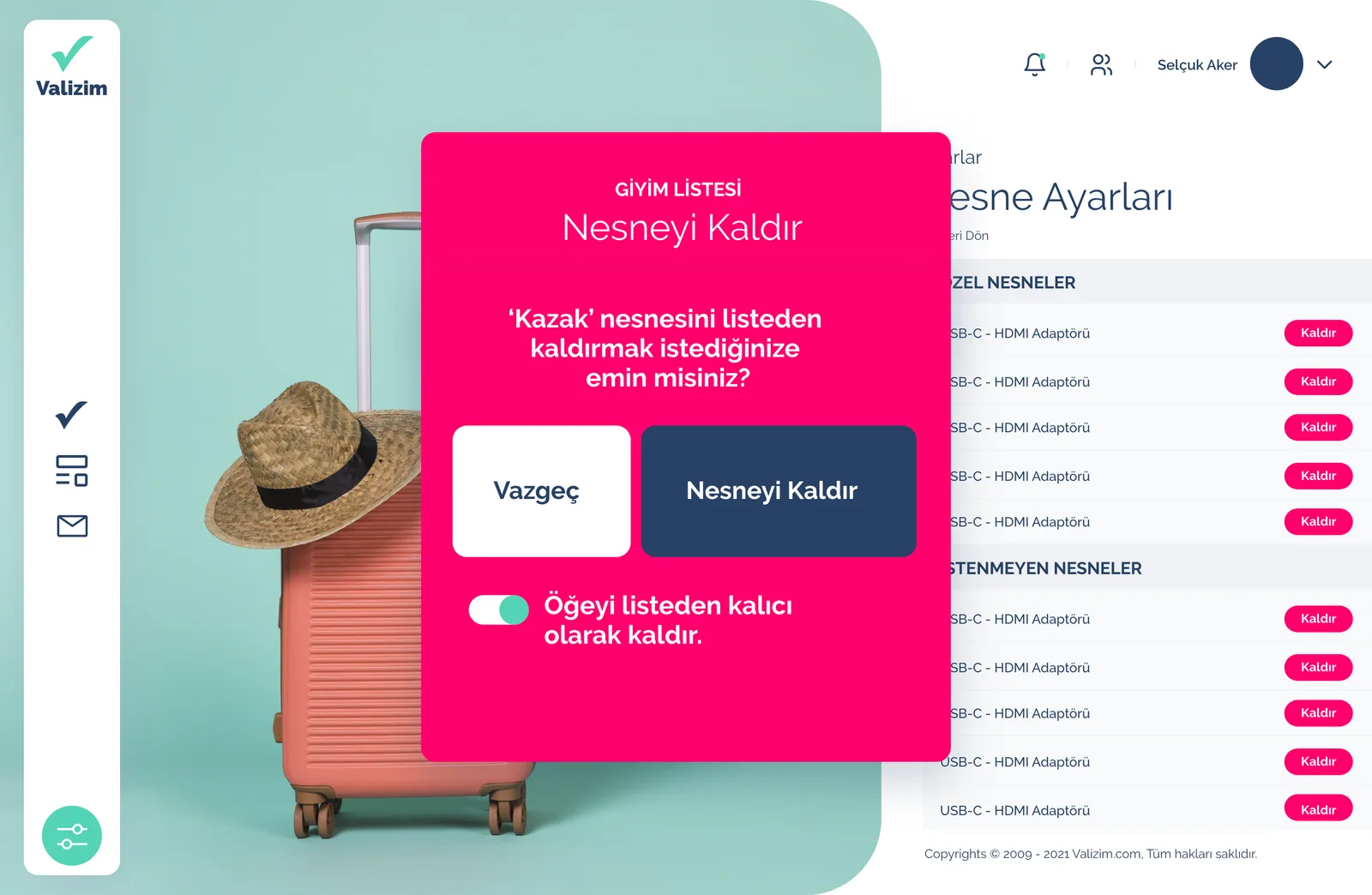 Valizim Travel — tasarım 10