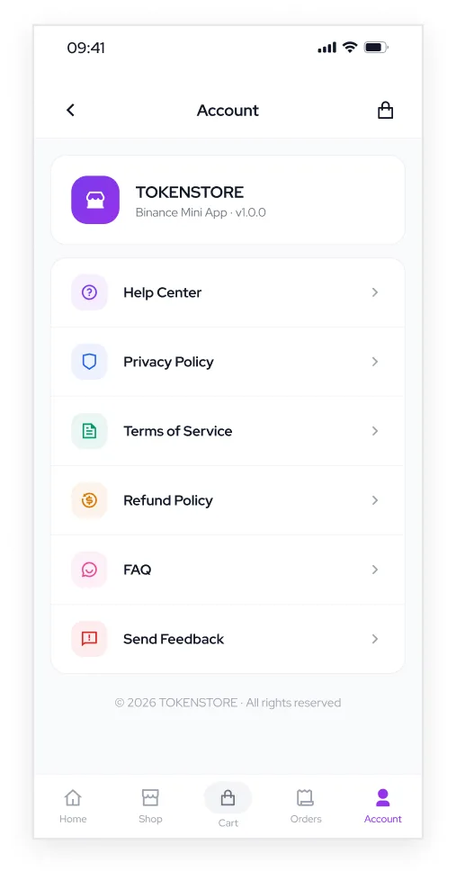 Token Store App