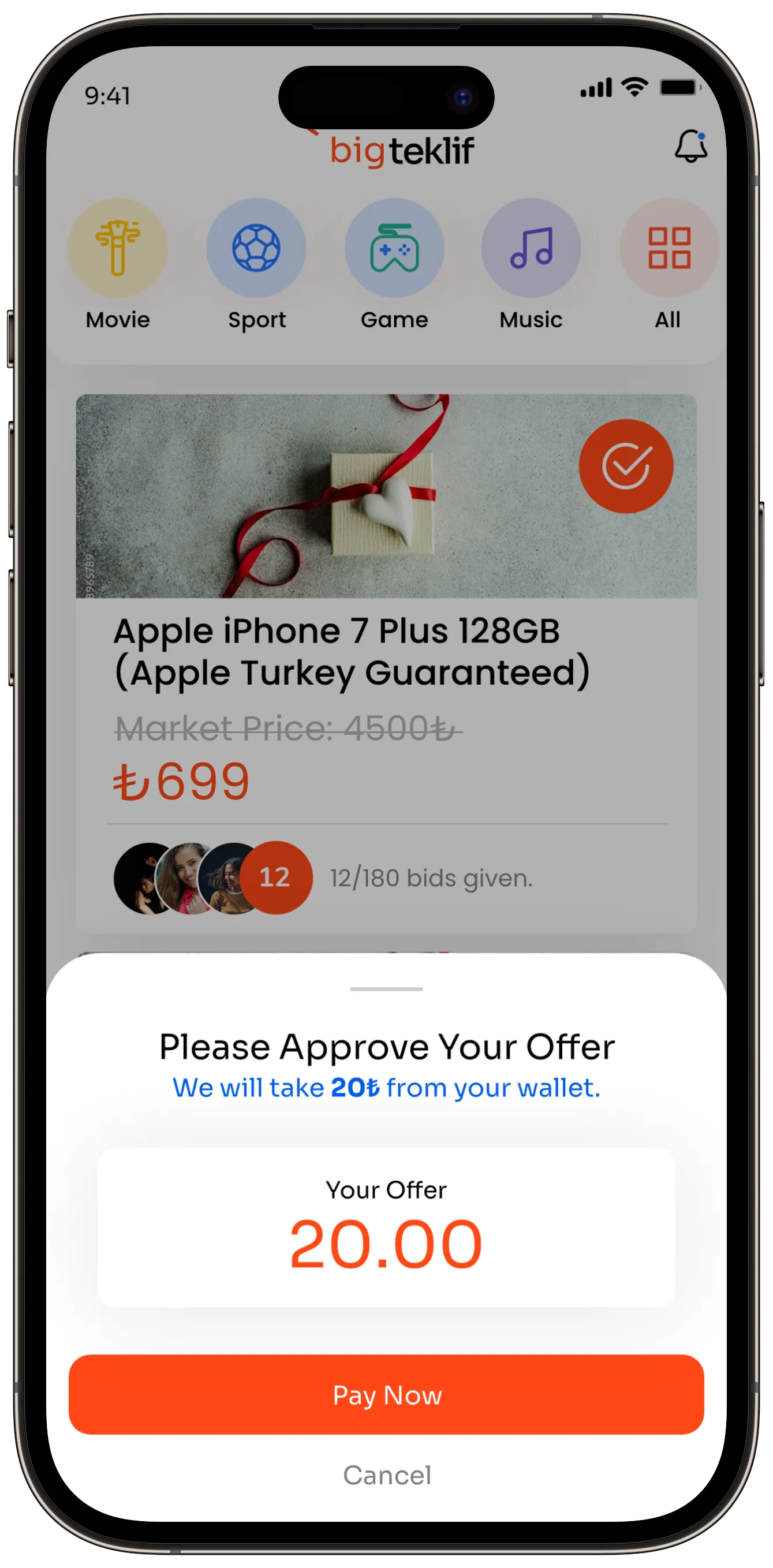 Offer App — tasarım 37