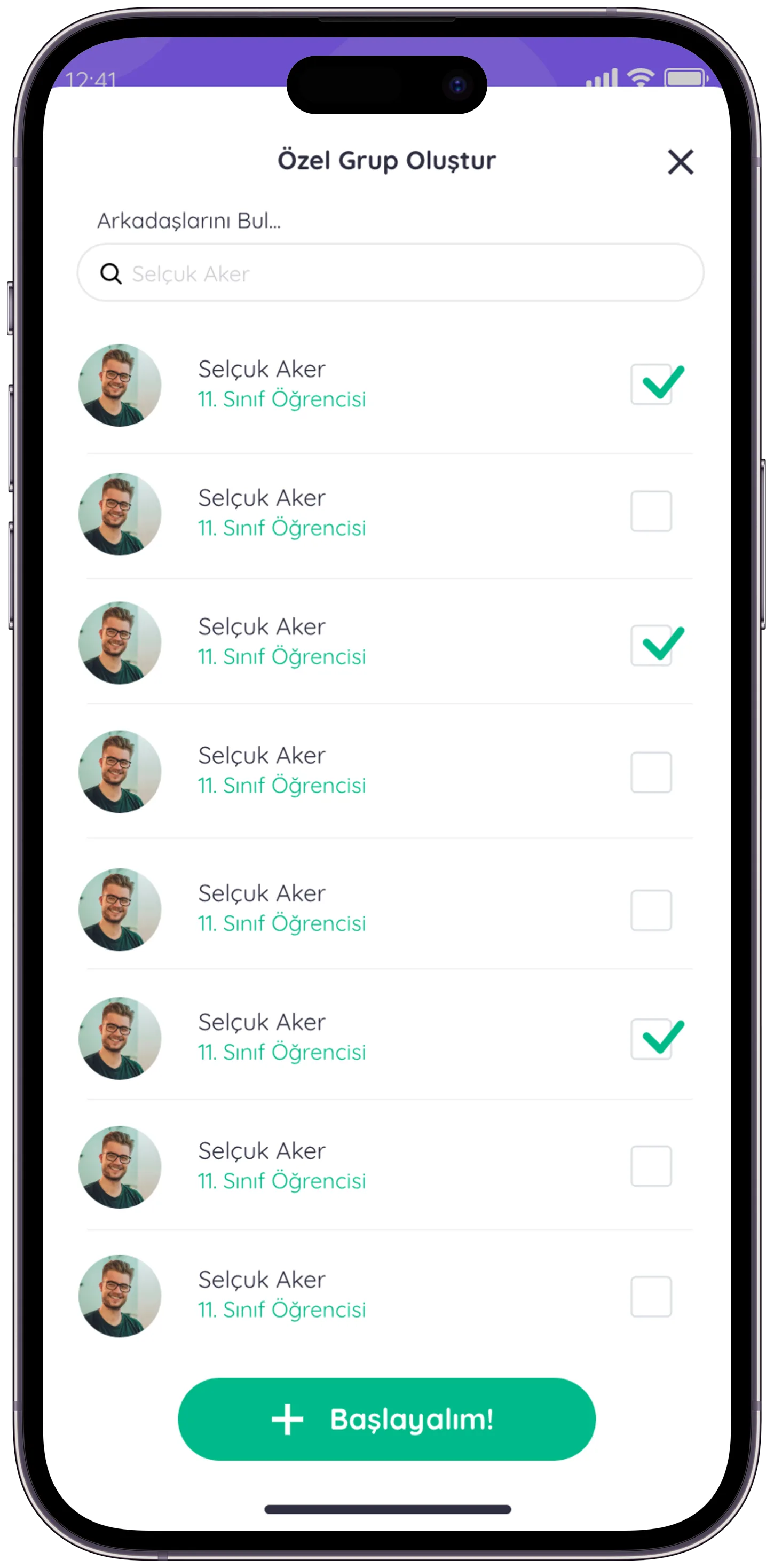 Determinant App — tasarım 43