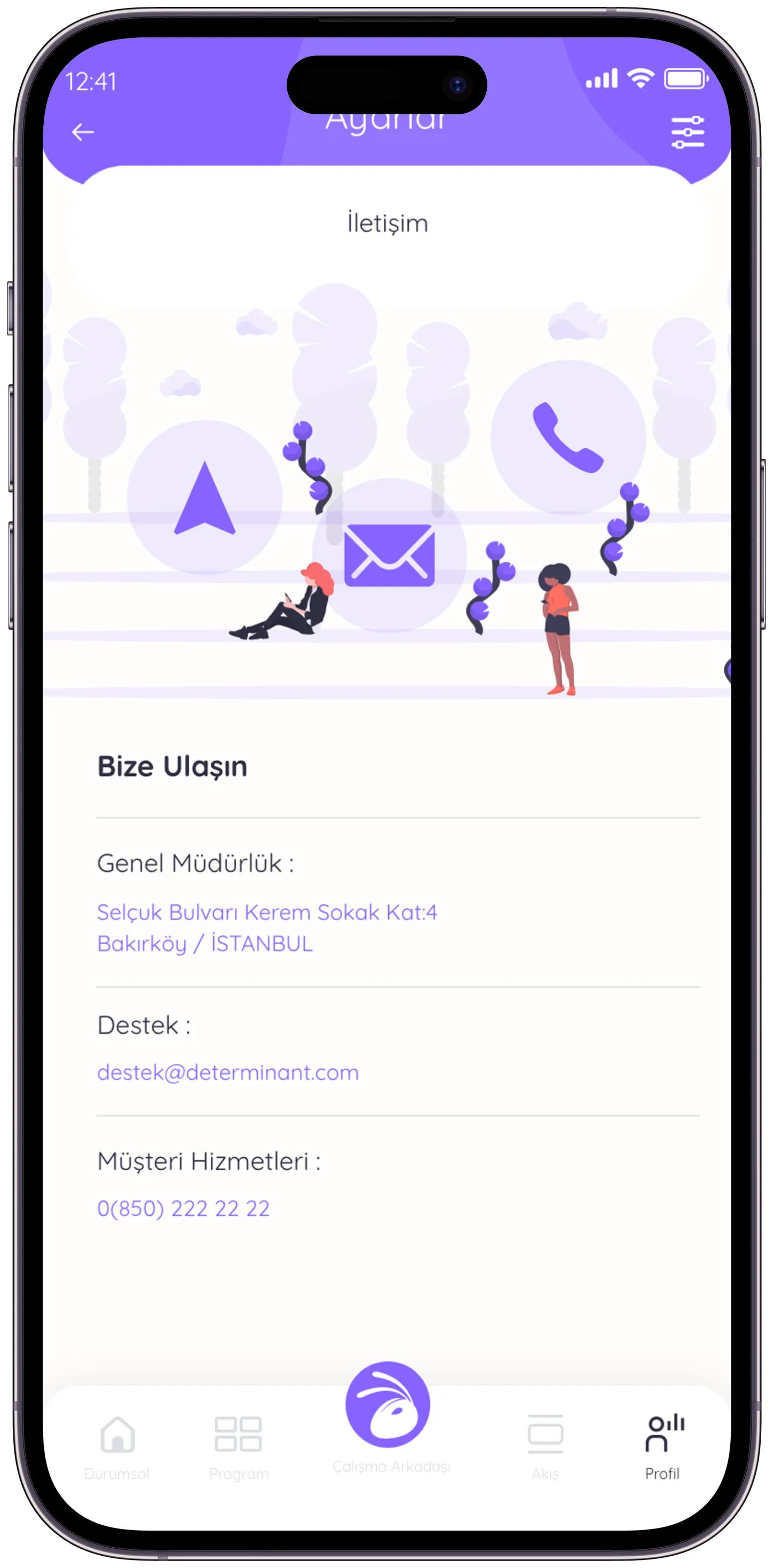 Determinant App — tasarım 13