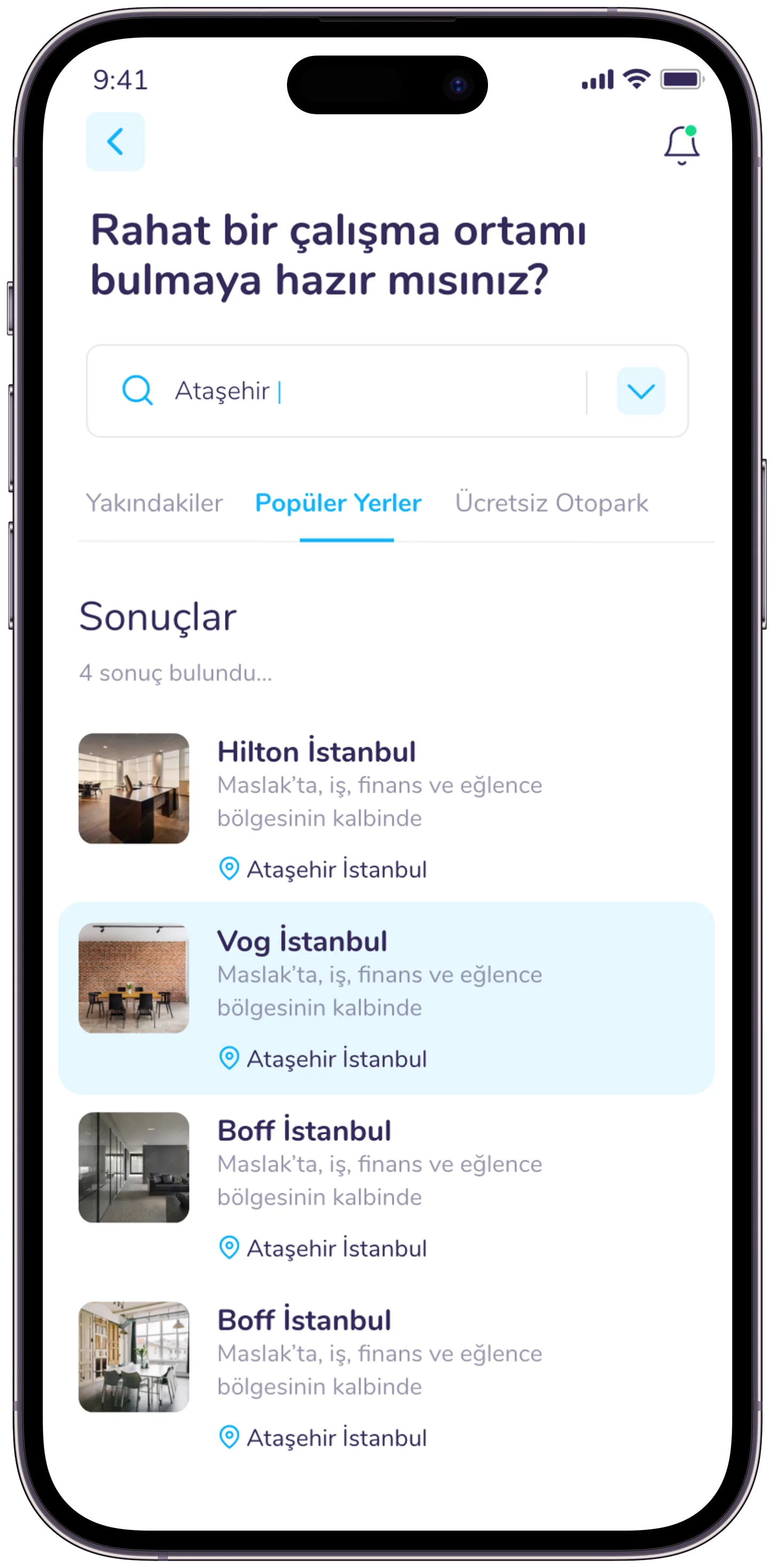 Workin Lobby — tasarım 8