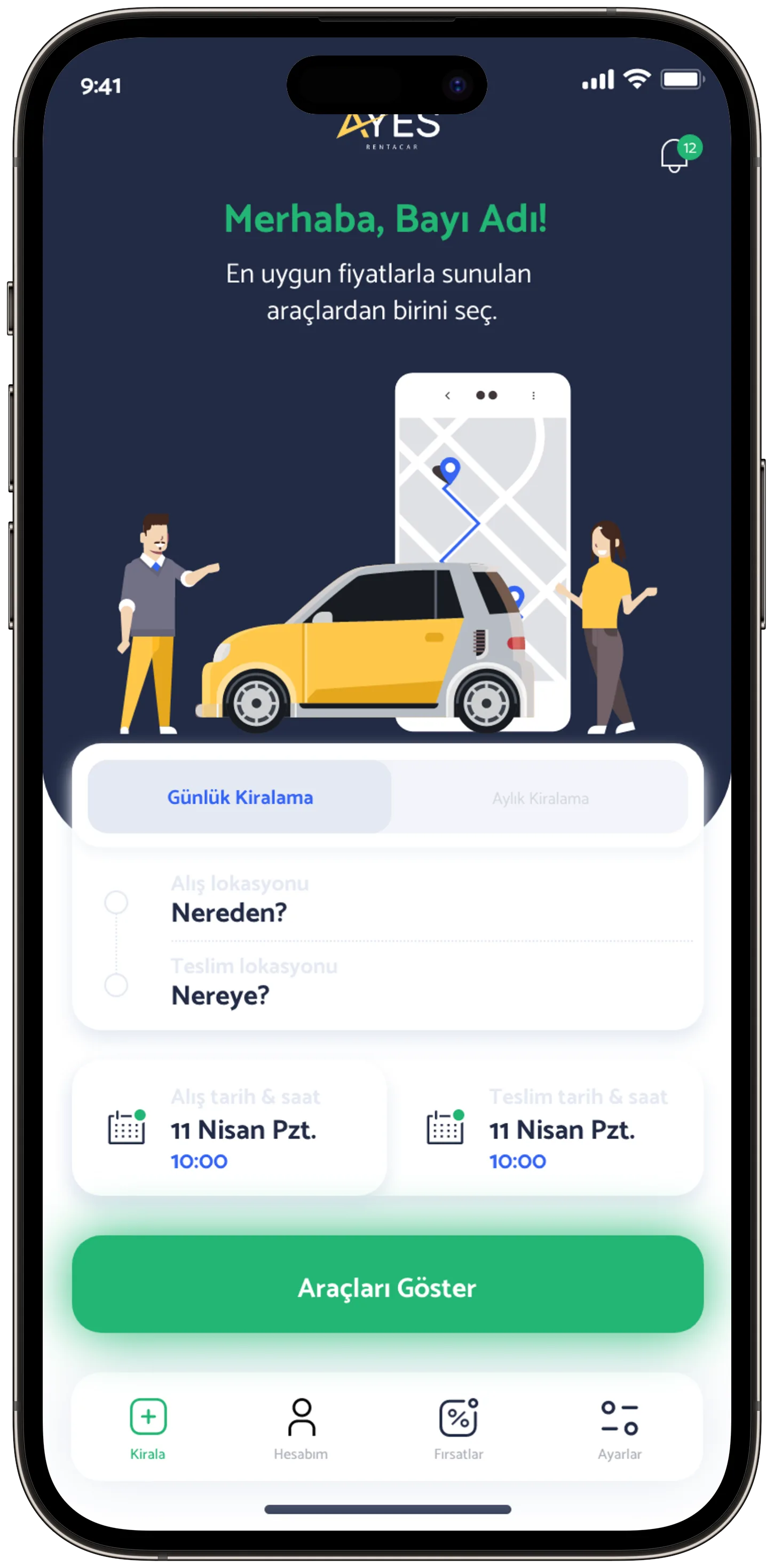 Ayes Rent A Car — tasarım 10