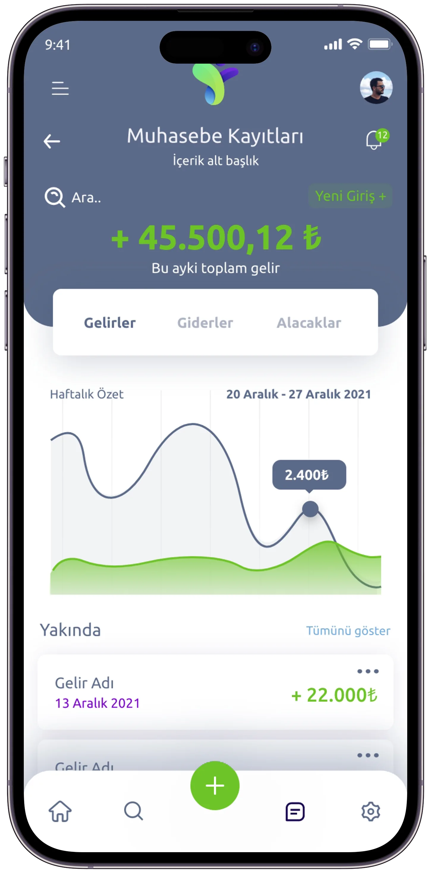 Patron Task App — tasarım 28