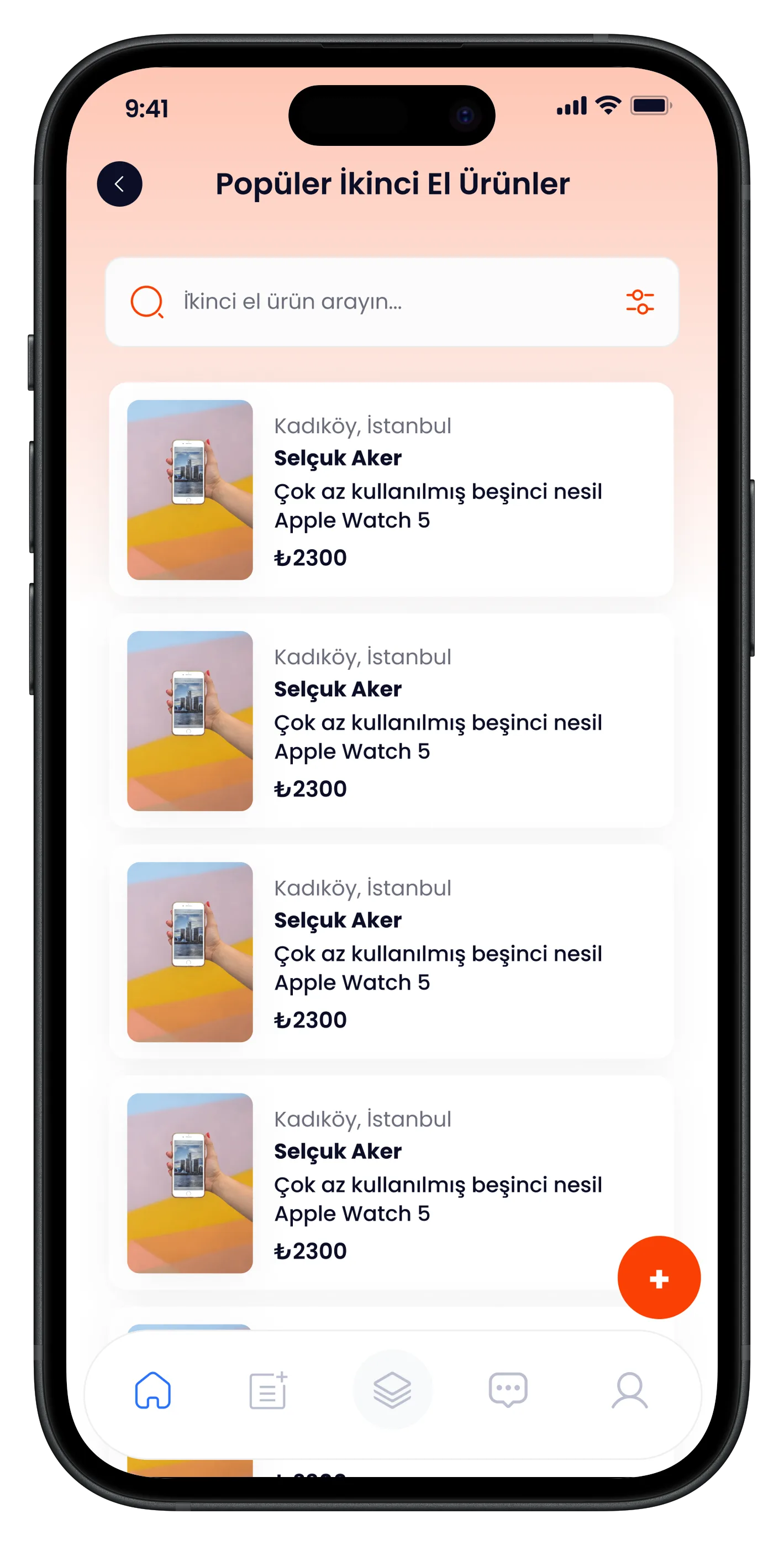 University Life Mobile App — tasarım 13