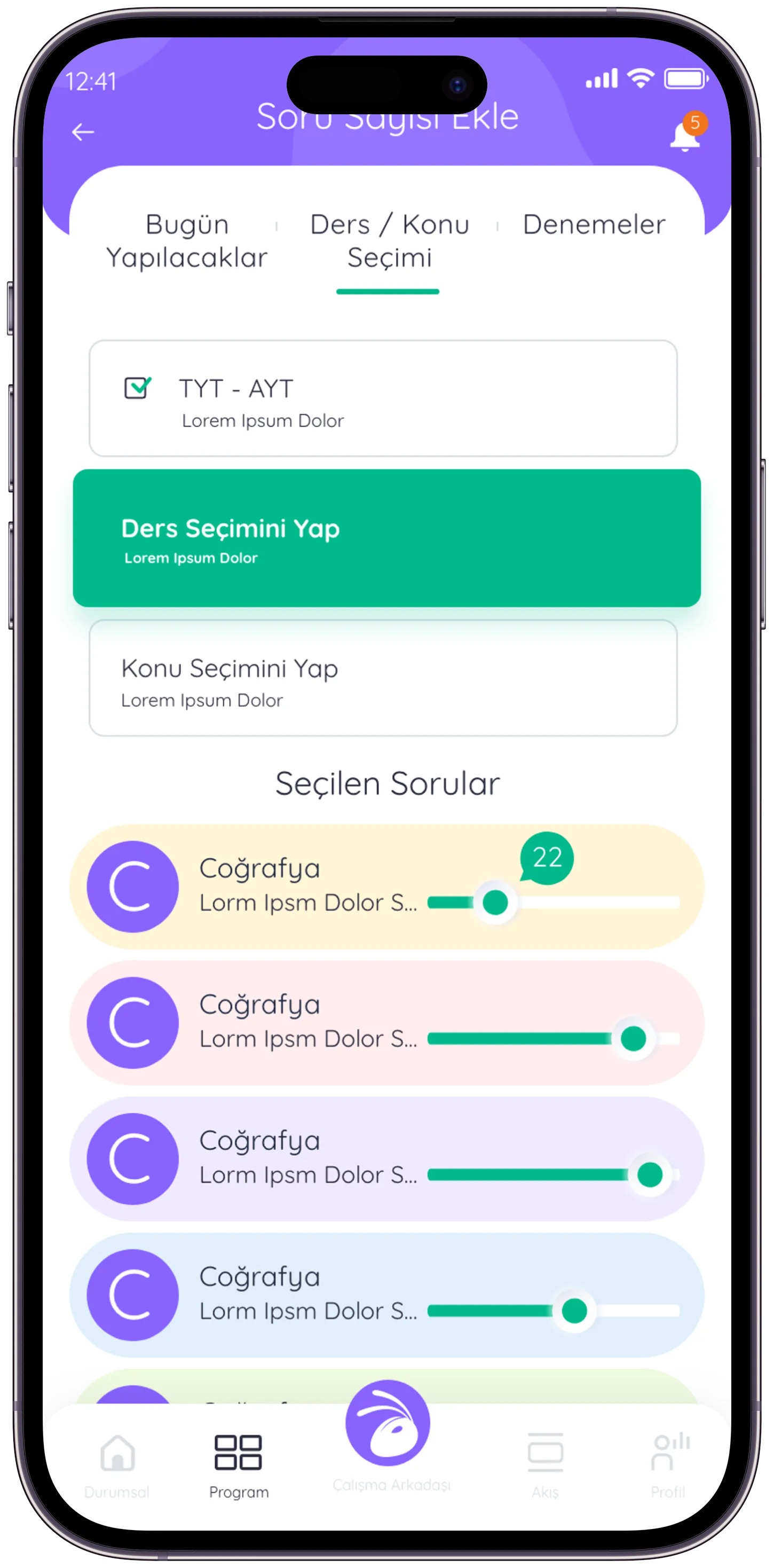 Determinant App — tasarım 34