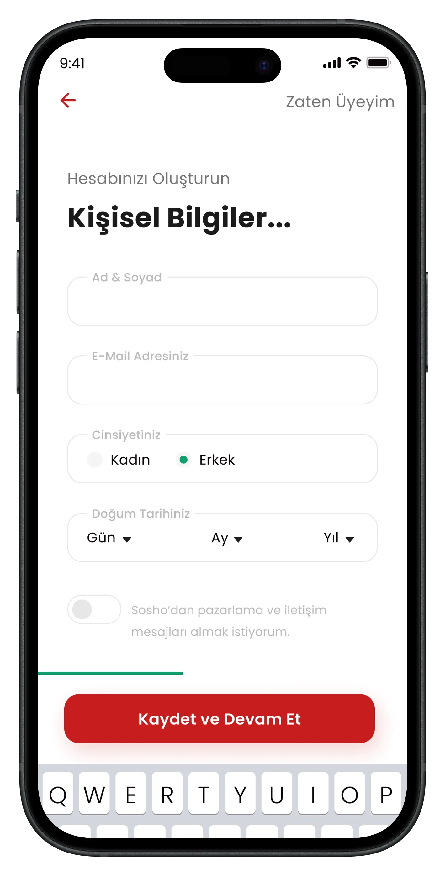 Food & Drink Discount App — tasarım 5