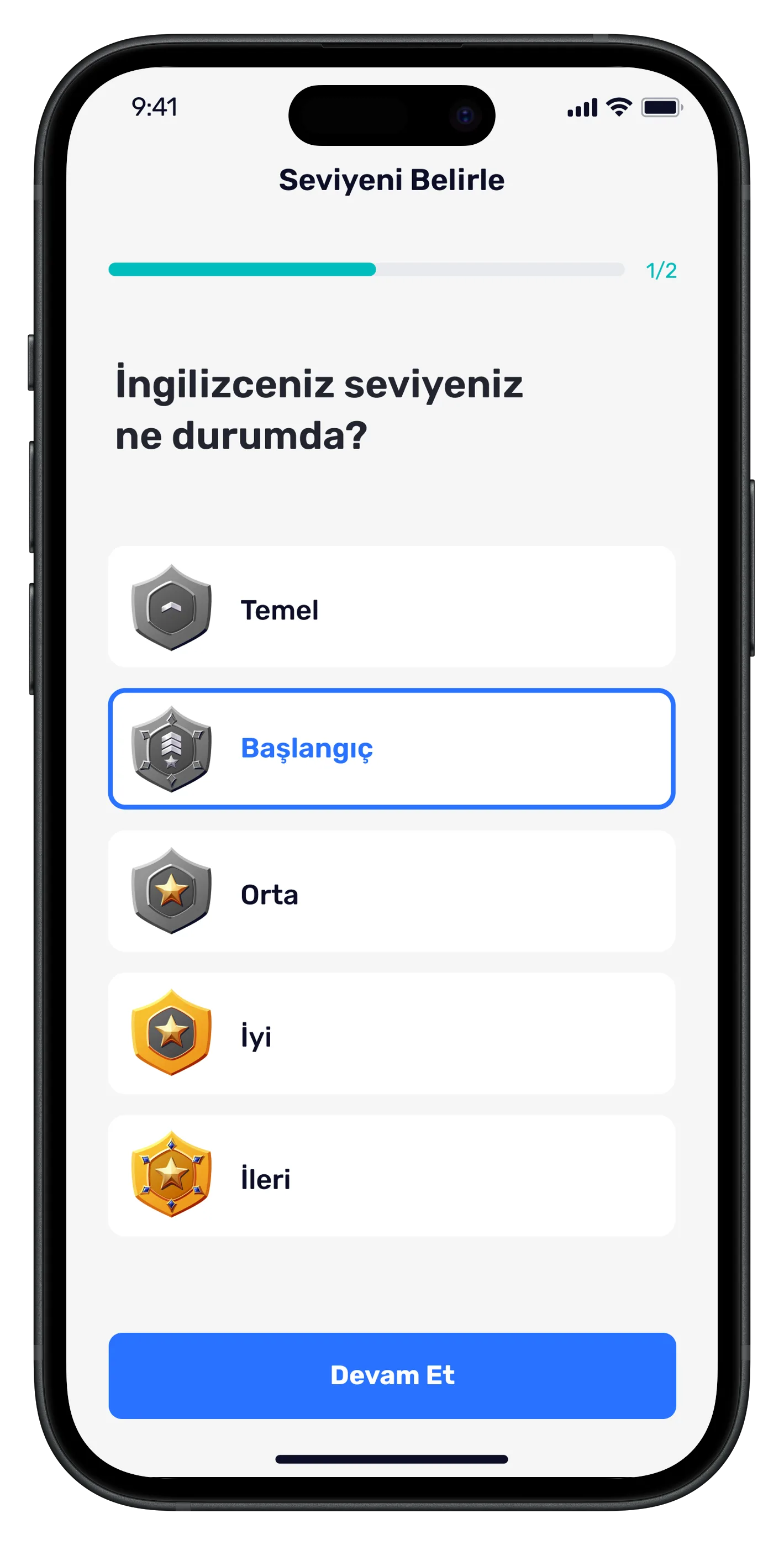 Learn English Mobile App — tasarım 32