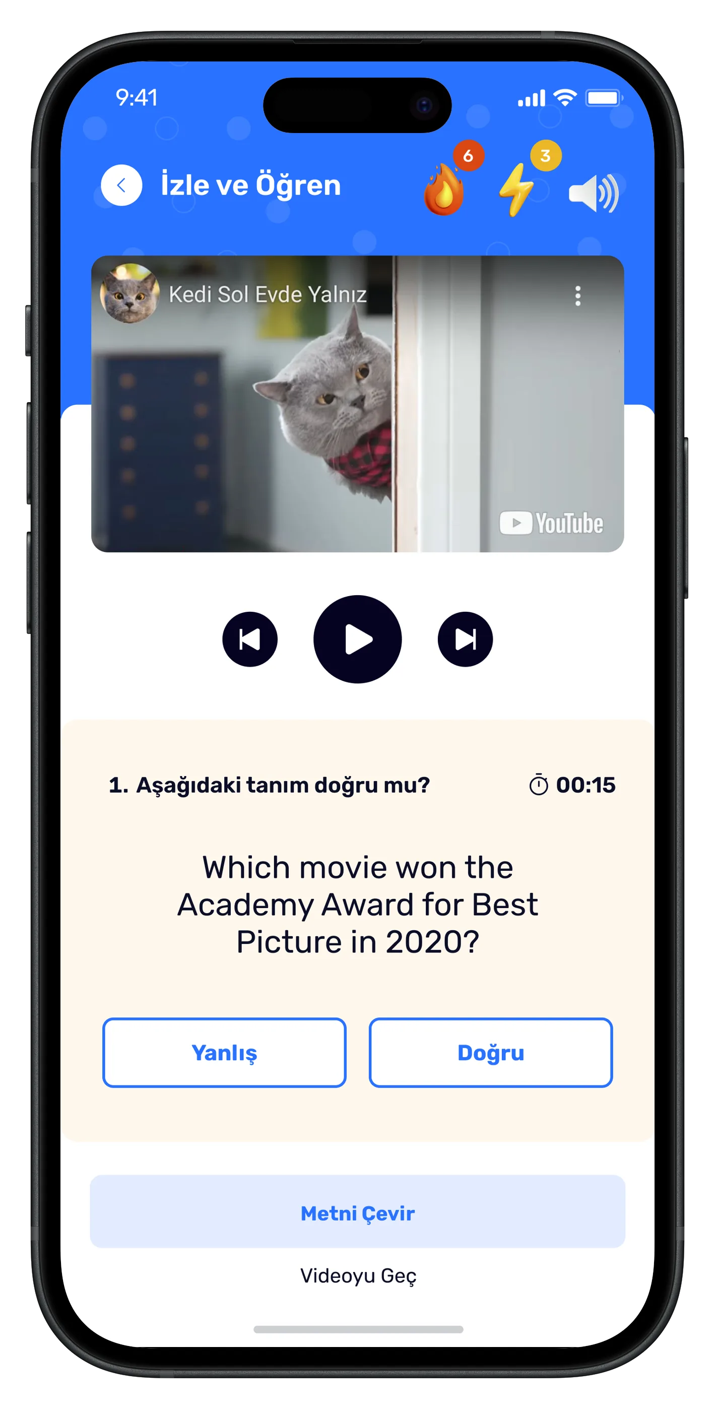 Learn English Mobile App — tasarım 12