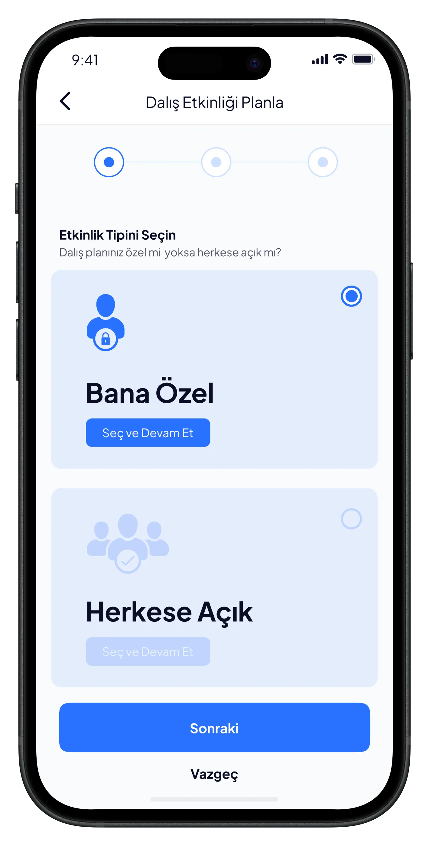 Scuba Diving Mobile App — tasarım 12
