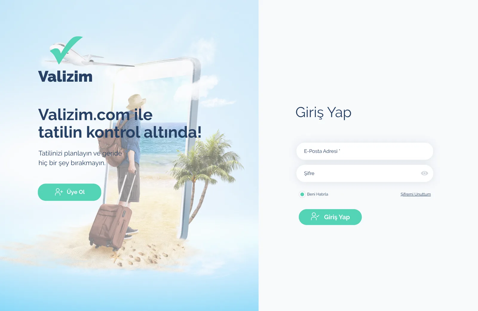 Valizim Travel — tasarım 8