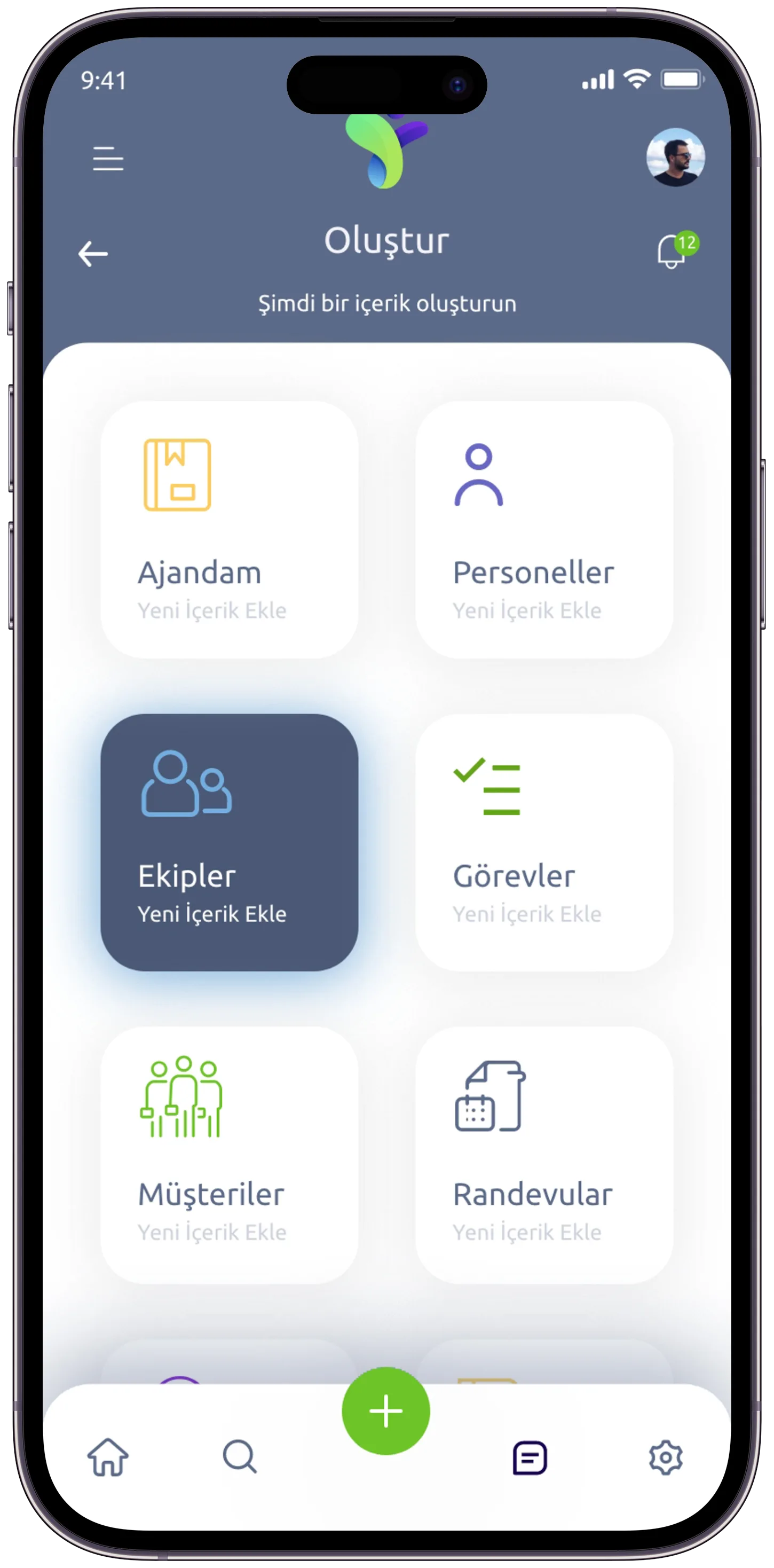Patron Task App — tasarım 15