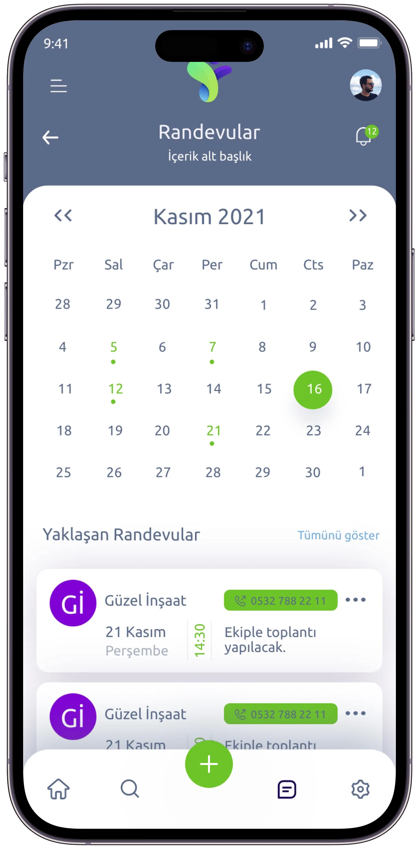 Patron Task App — tasarım 33