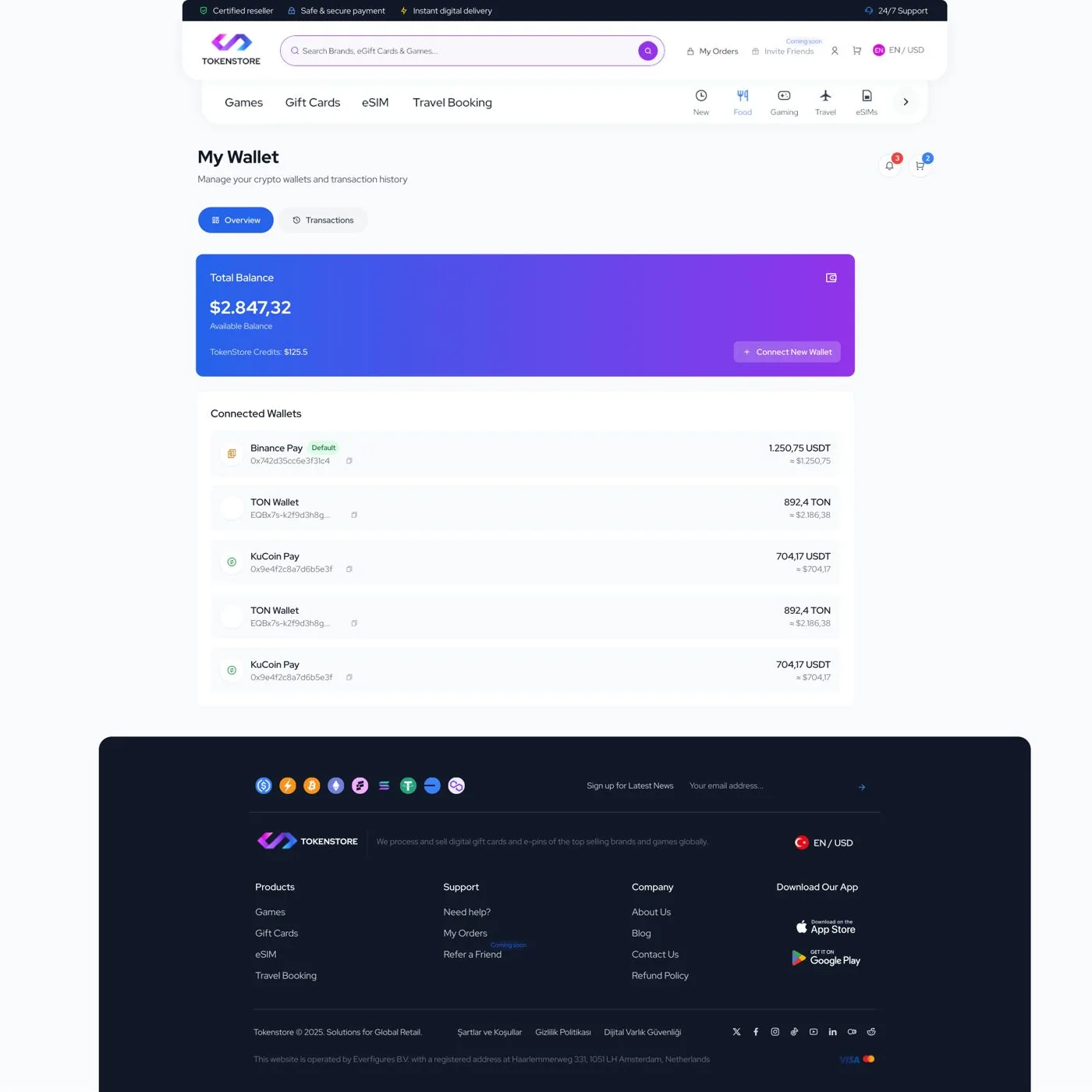 TokenStore — tasarım 19