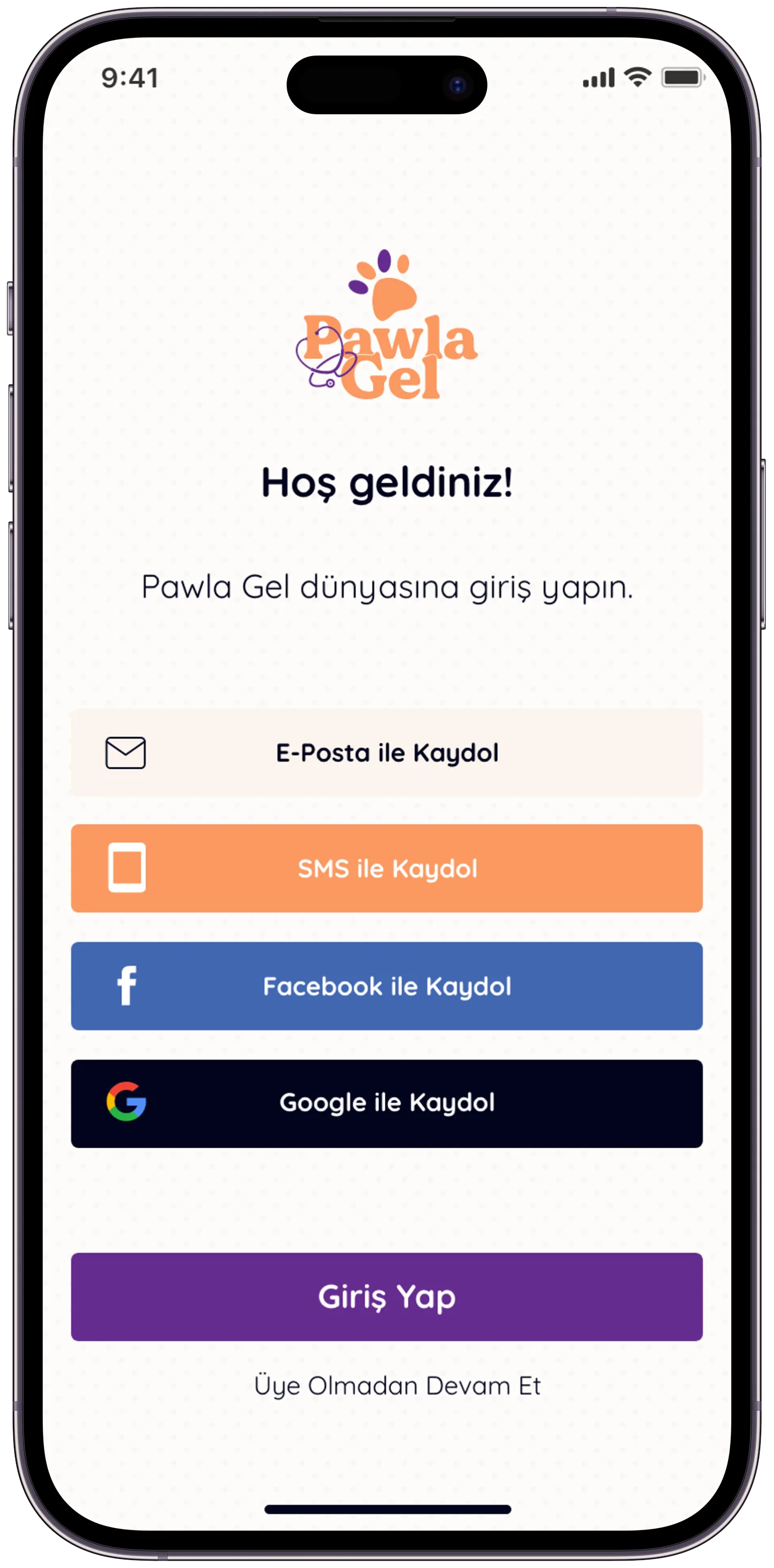 Pawla Pet App — tasarım 20