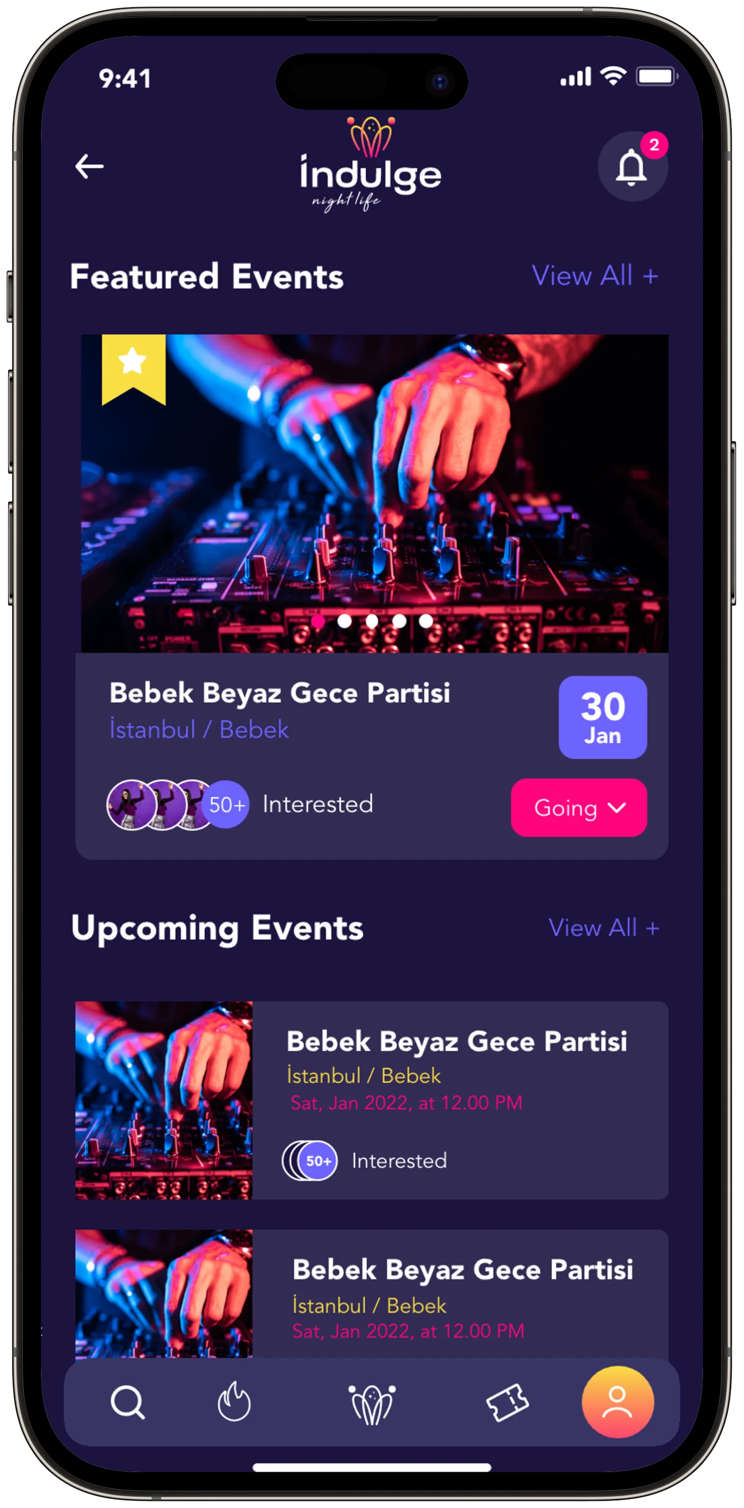 Indulge Social — tasarım 43