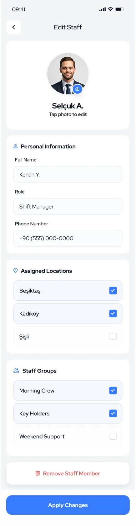 Shift Control — tasarım 44