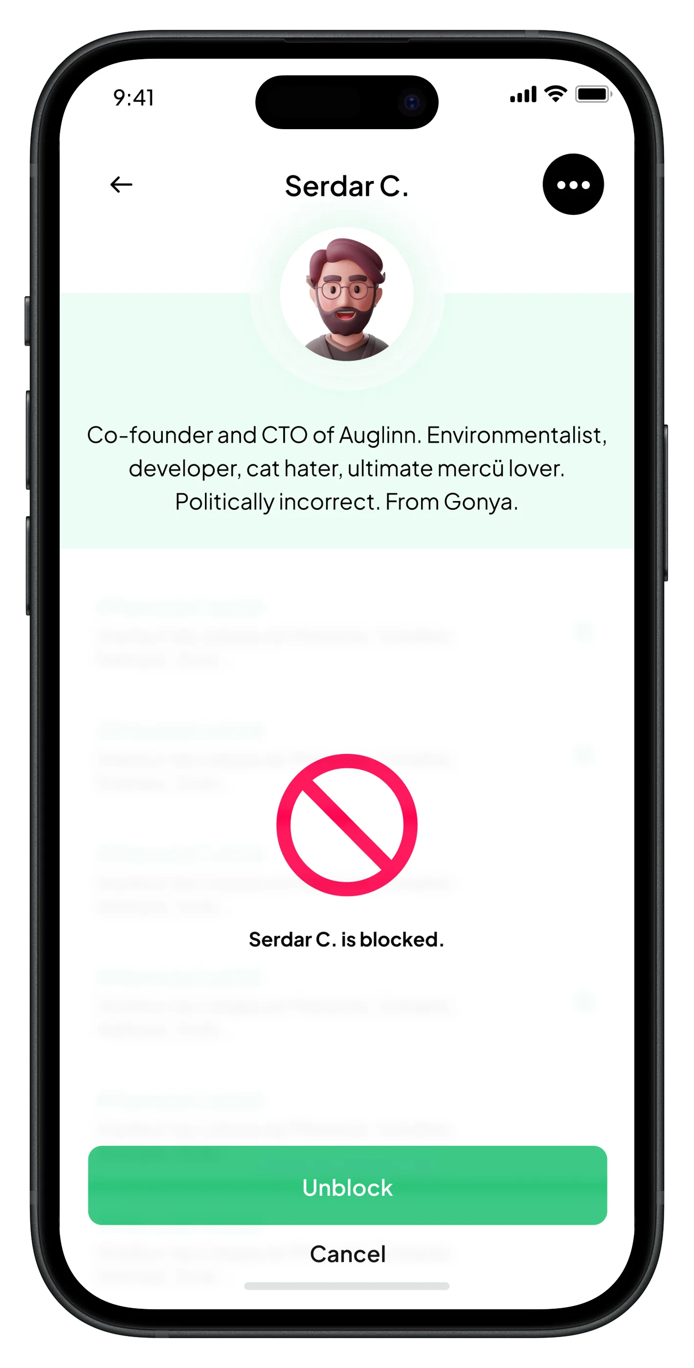 Auglinn Mobile App — tasarım 11