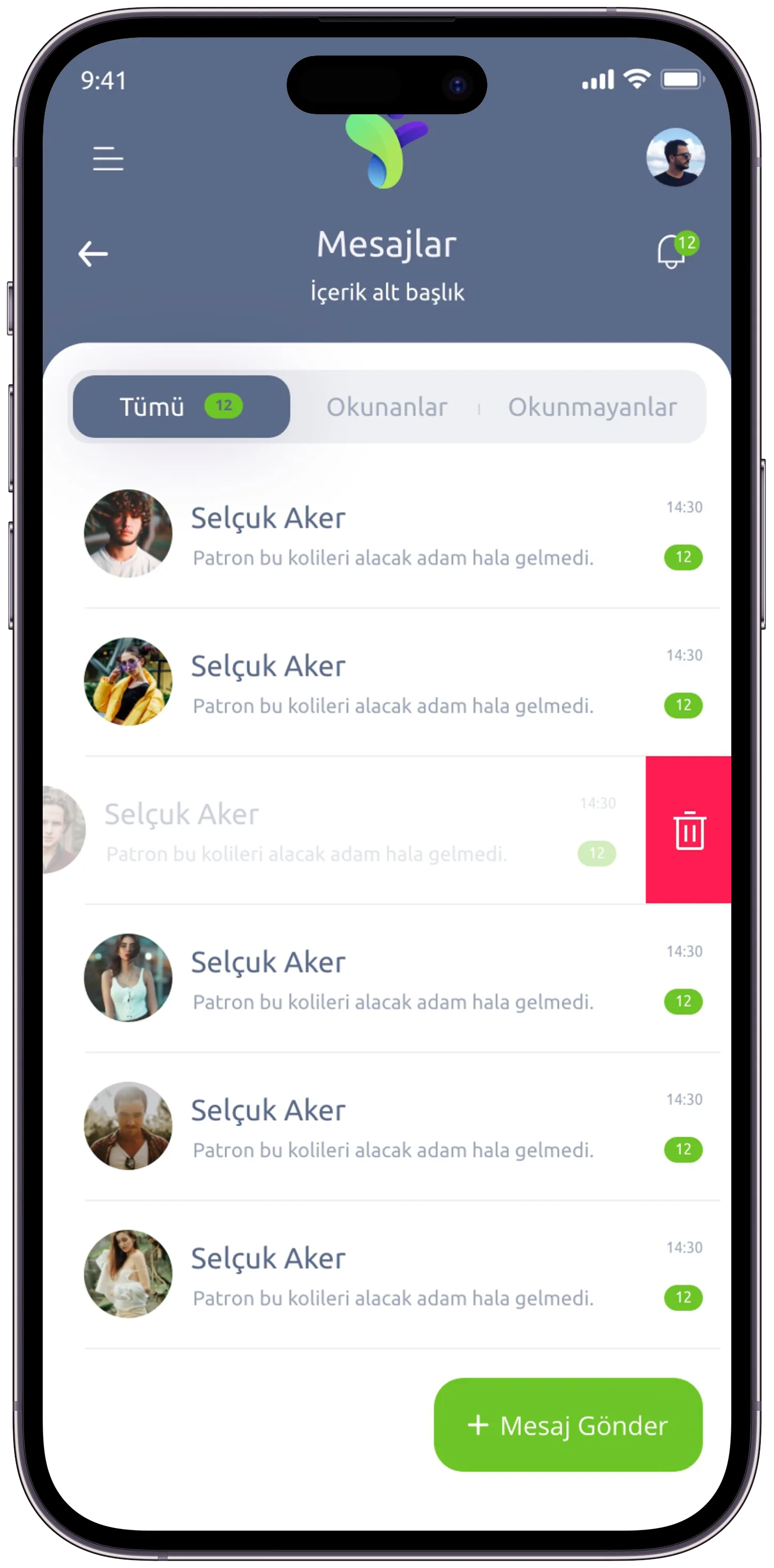 Patron Task App — tasarım 26