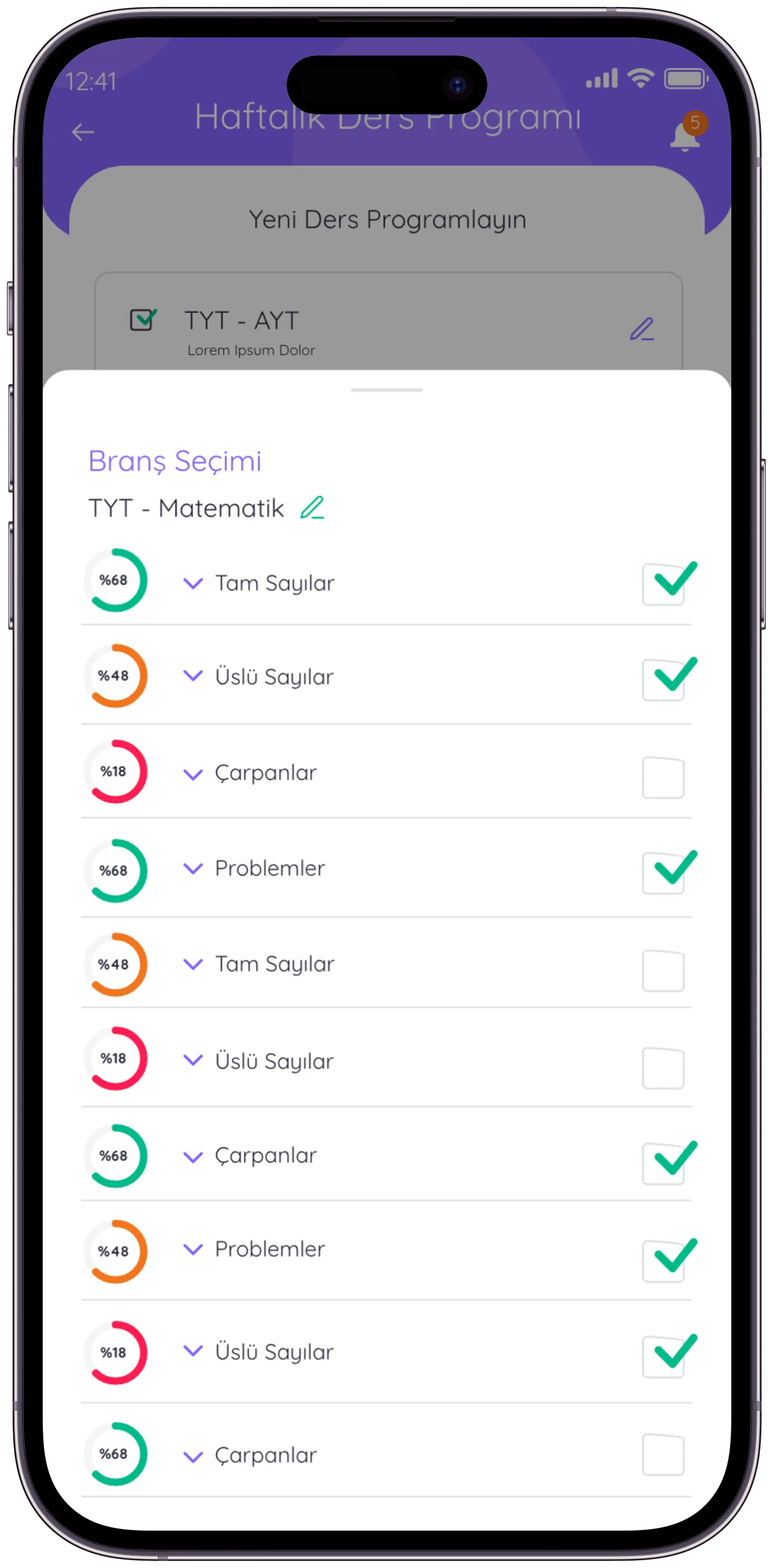 Determinant App — tasarım 18
