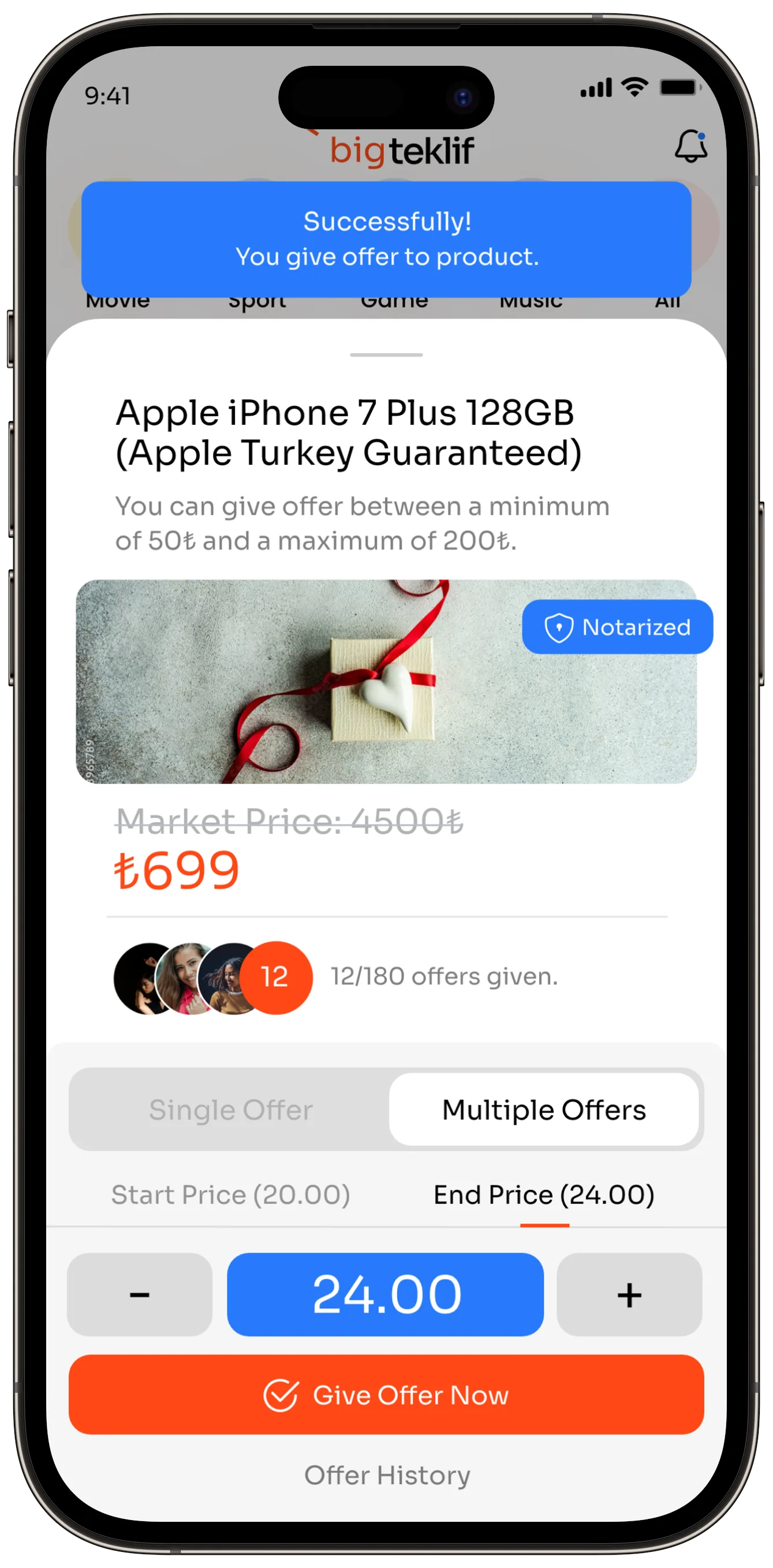 Offer App — tasarım 39