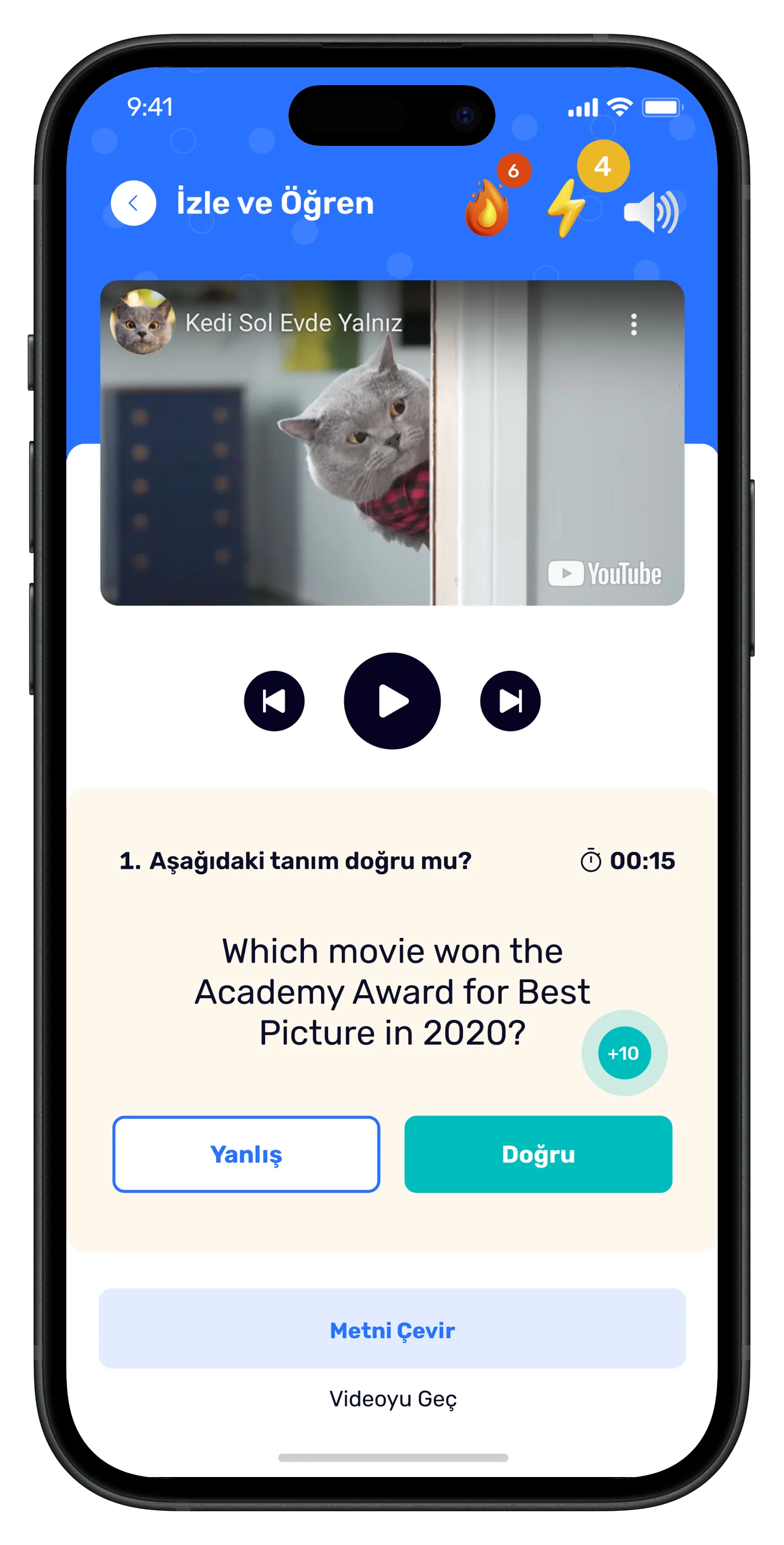 Learn English Mobile App — tasarım 14