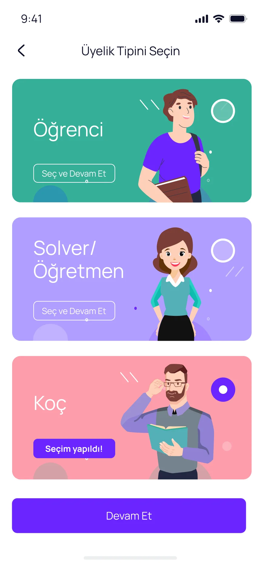 Tahta App — tasarım 1