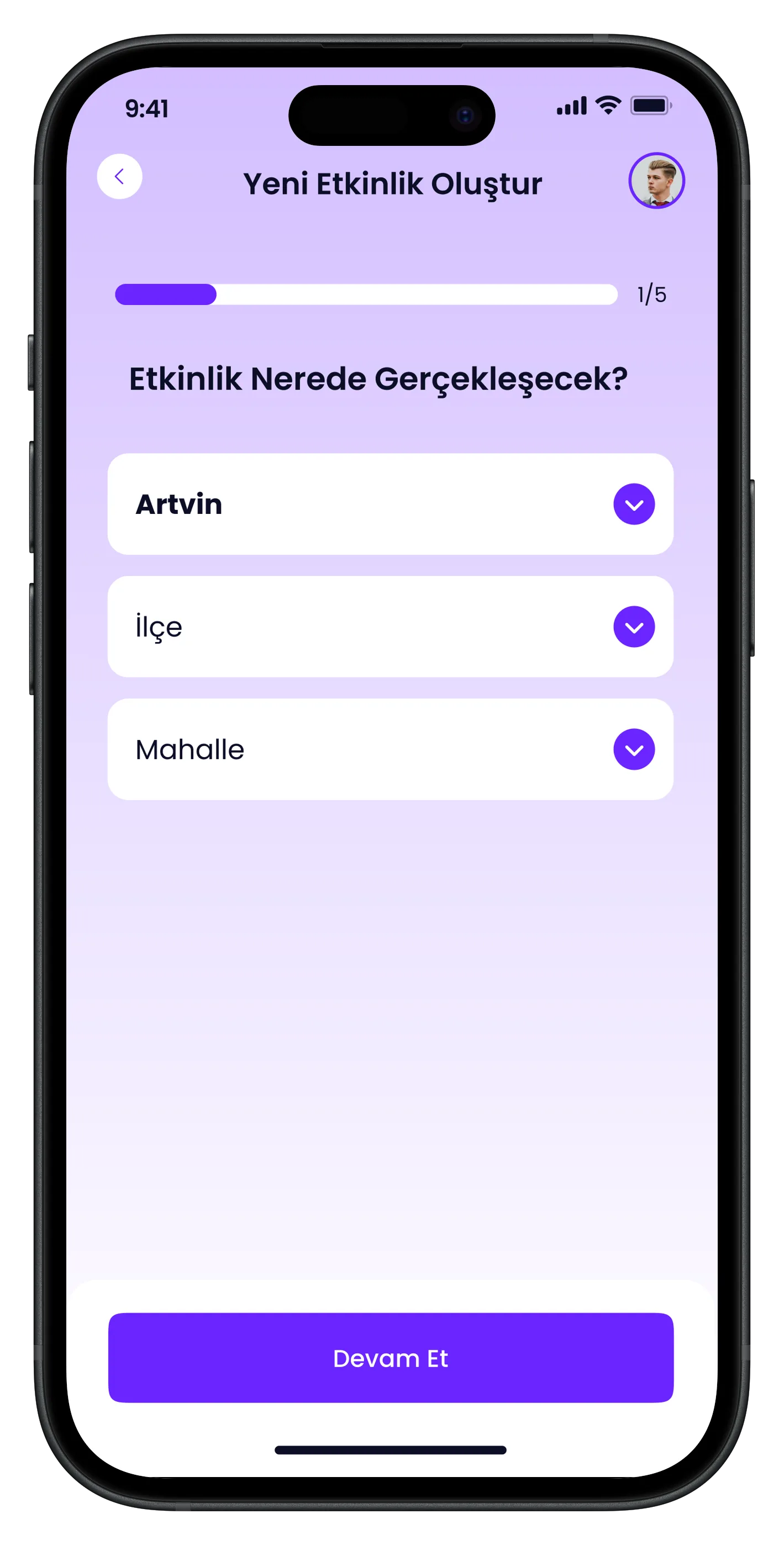 University Life Mobile App — tasarım 53
