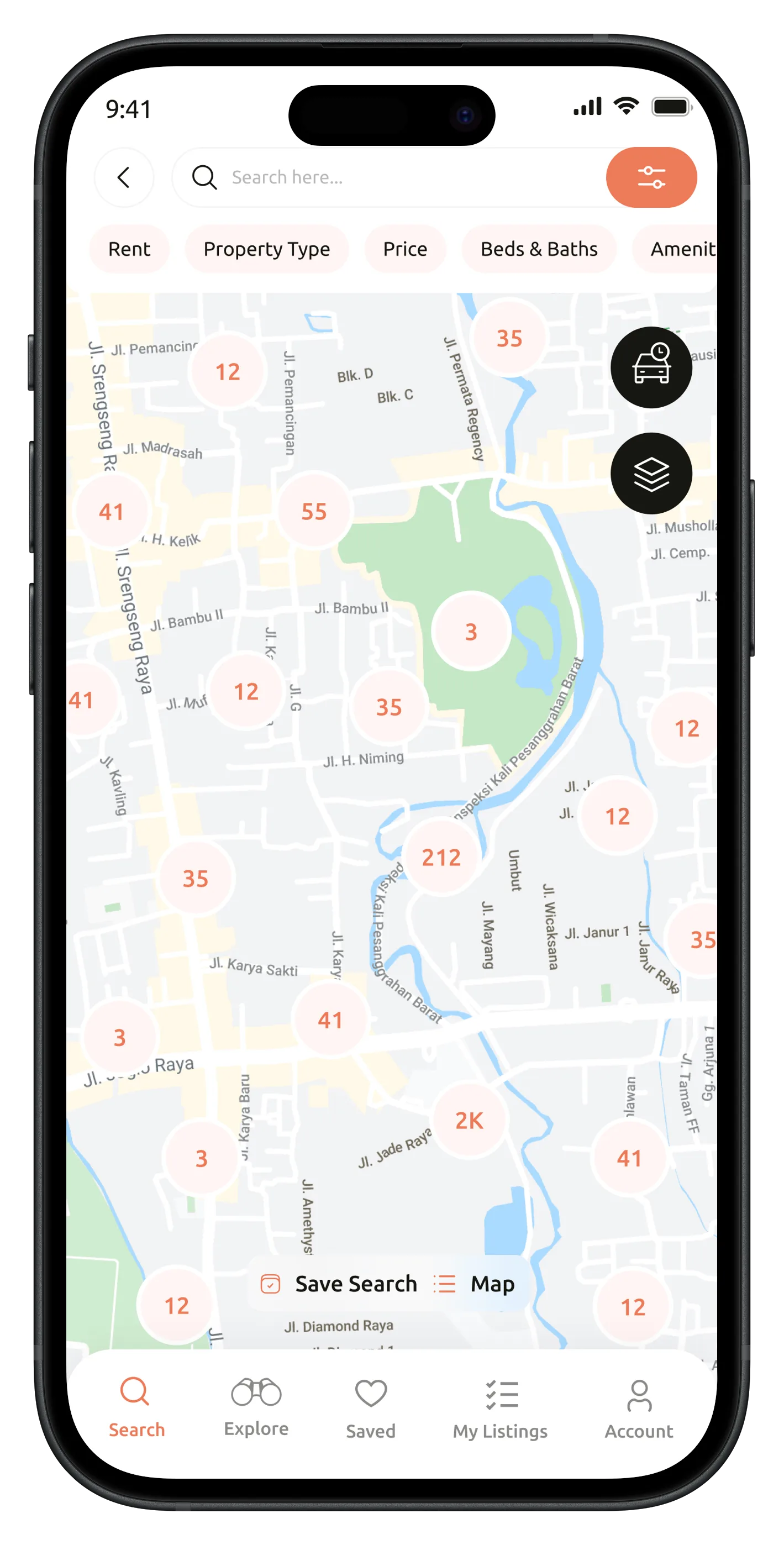 Real Estate App — tasarım 12