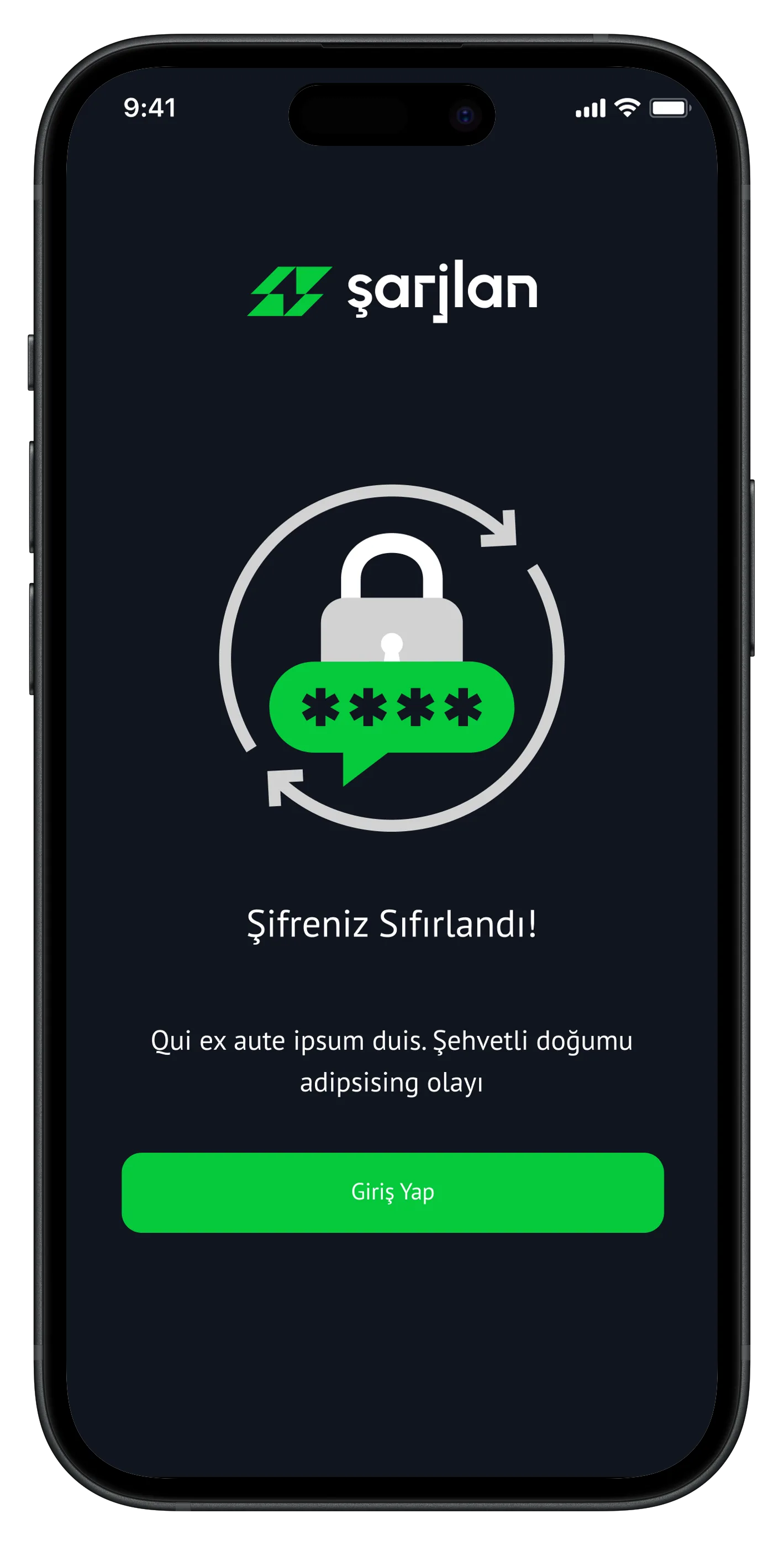 Car Charging Stations App — tasarım 6