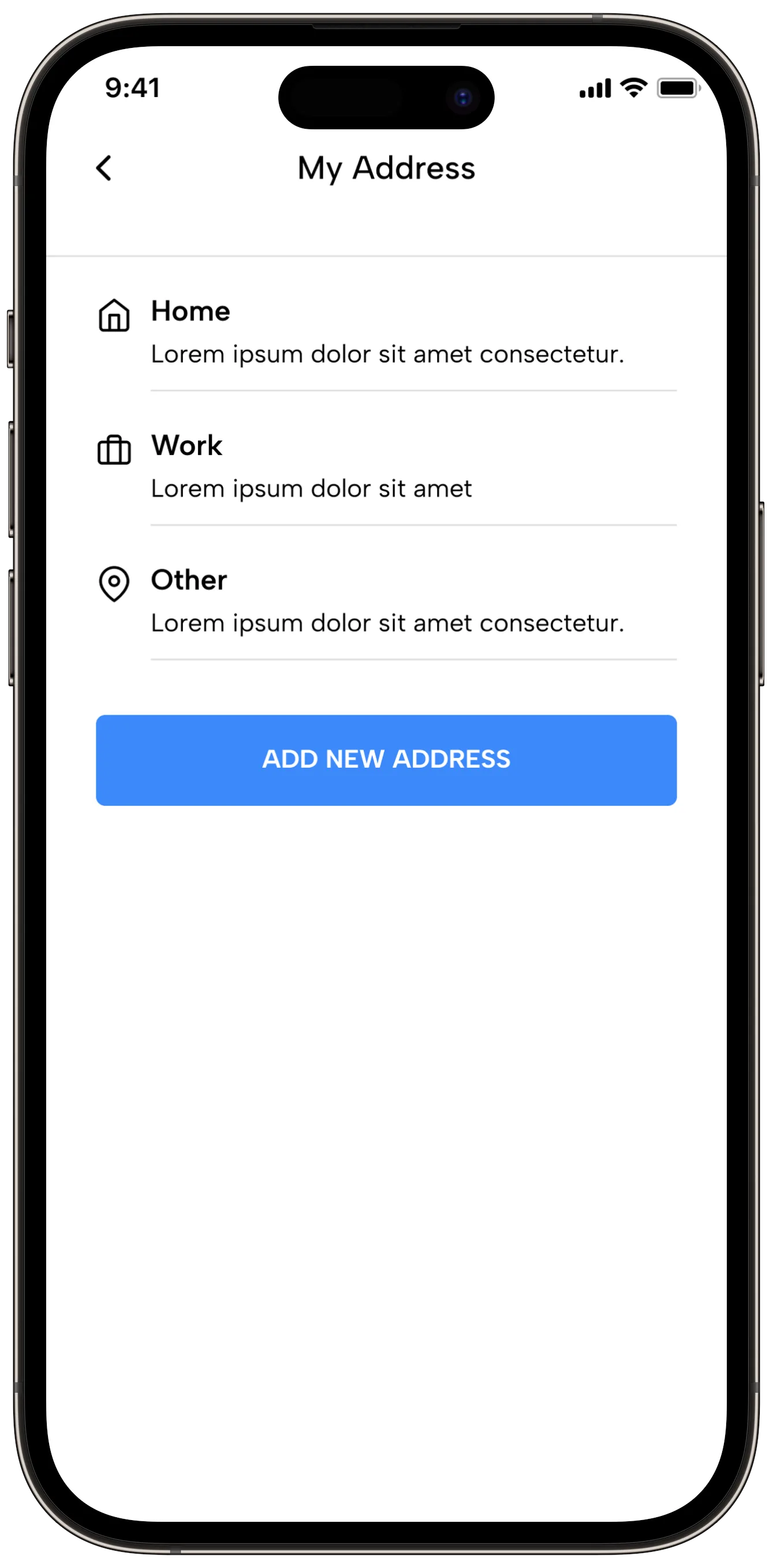 Food Delivery — tasarım 25