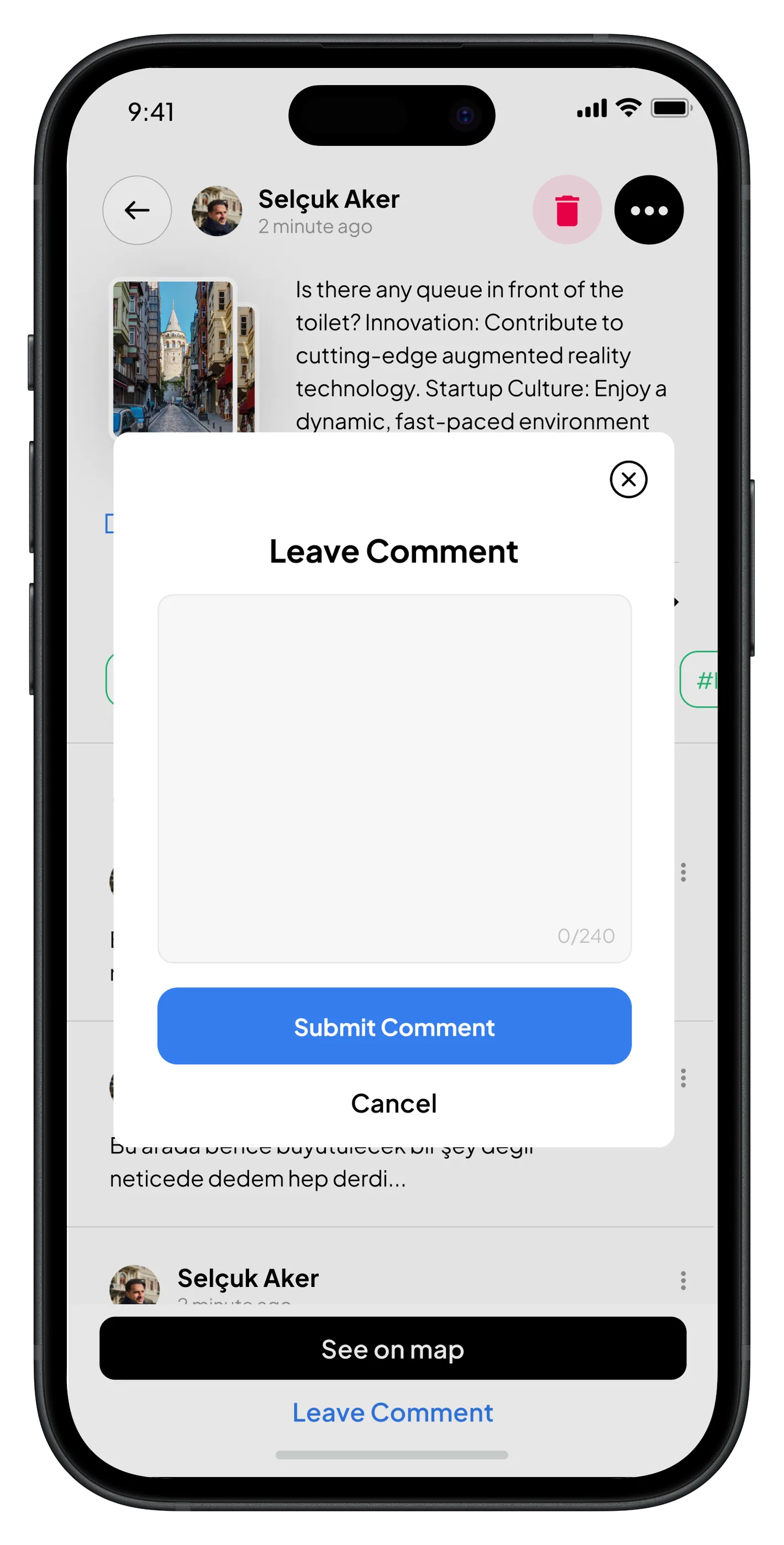 Auglinn Mobile App — tasarım 9