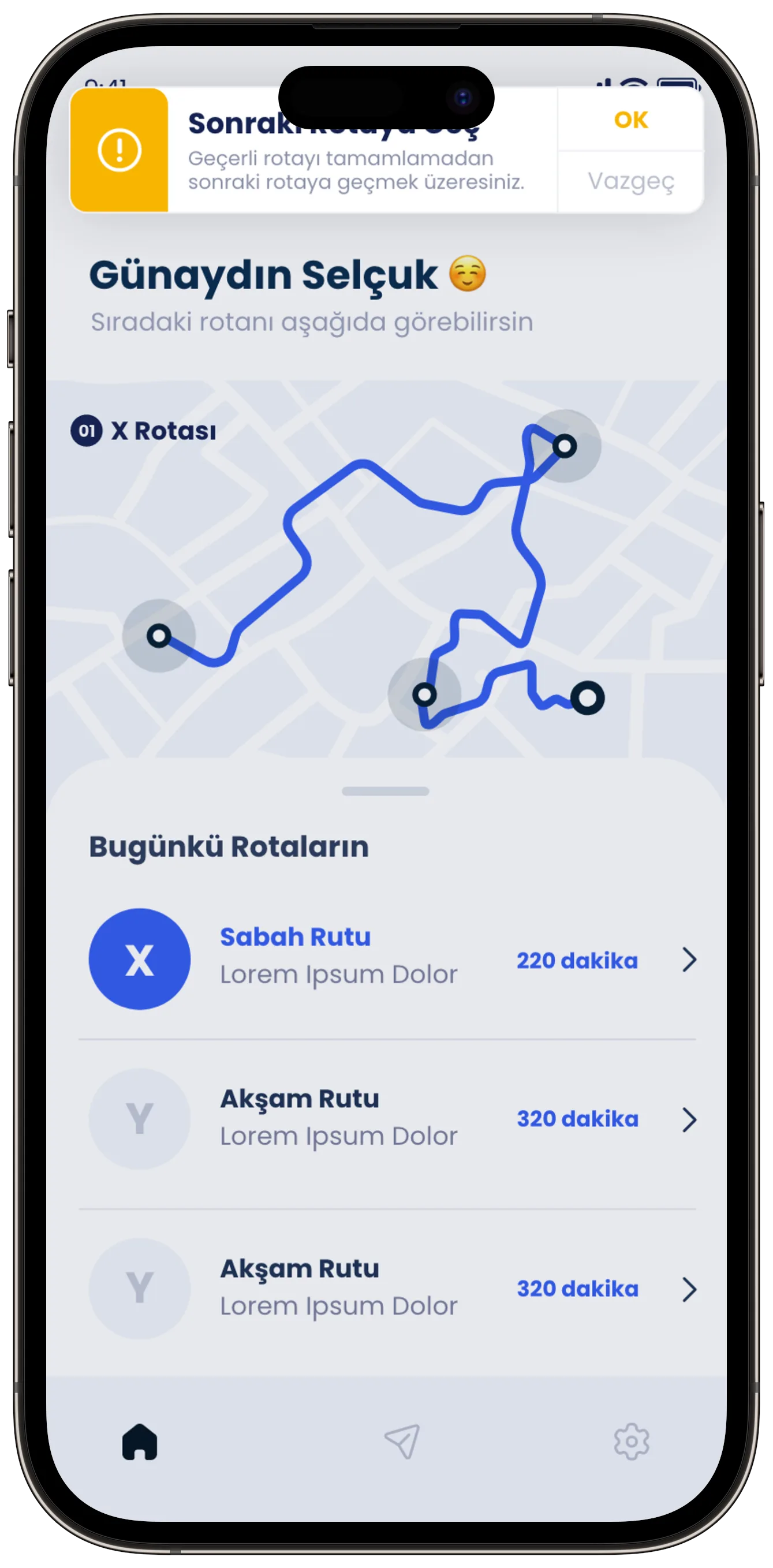 Rotamat App — tasarım 9