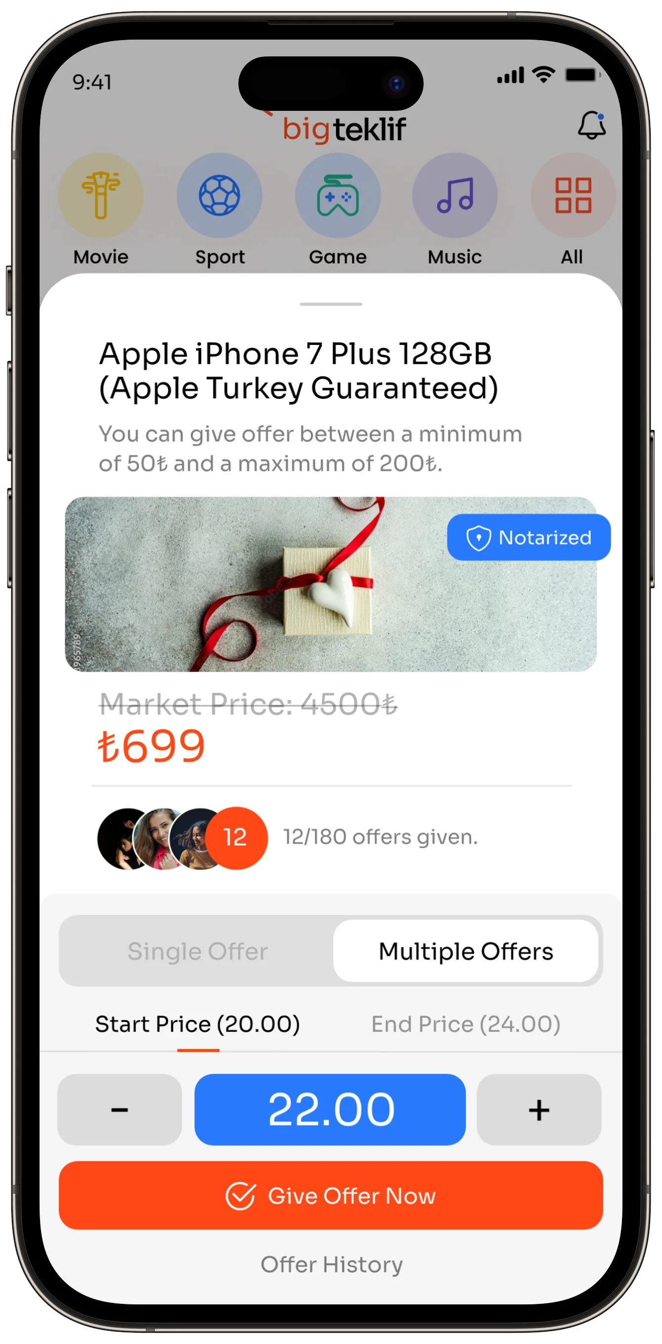 Offer App — tasarım 38
