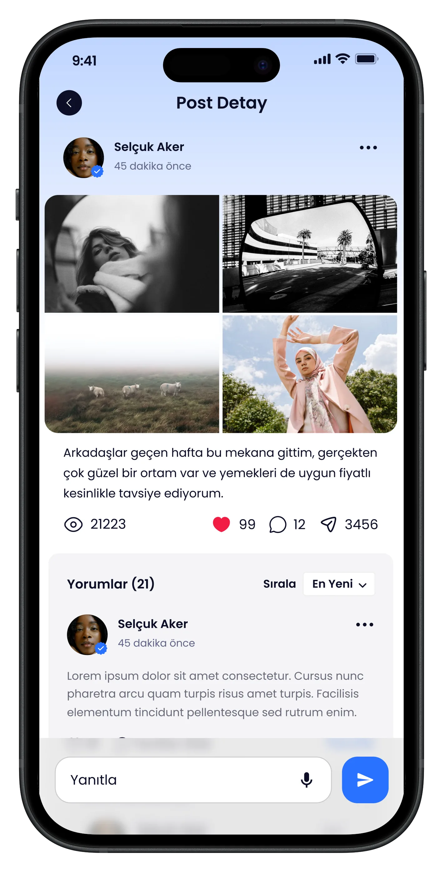 University Life Mobile App — tasarım 45