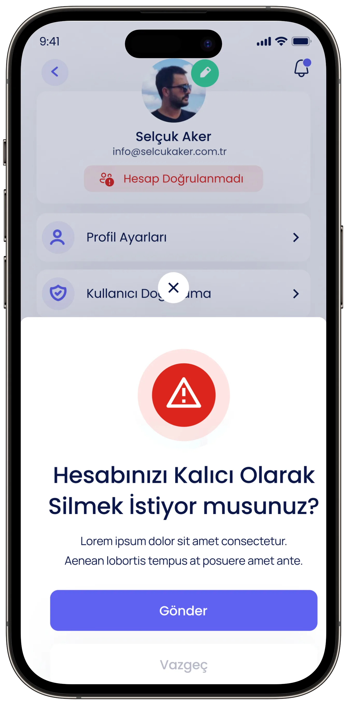 Real Estate App — tasarım 20