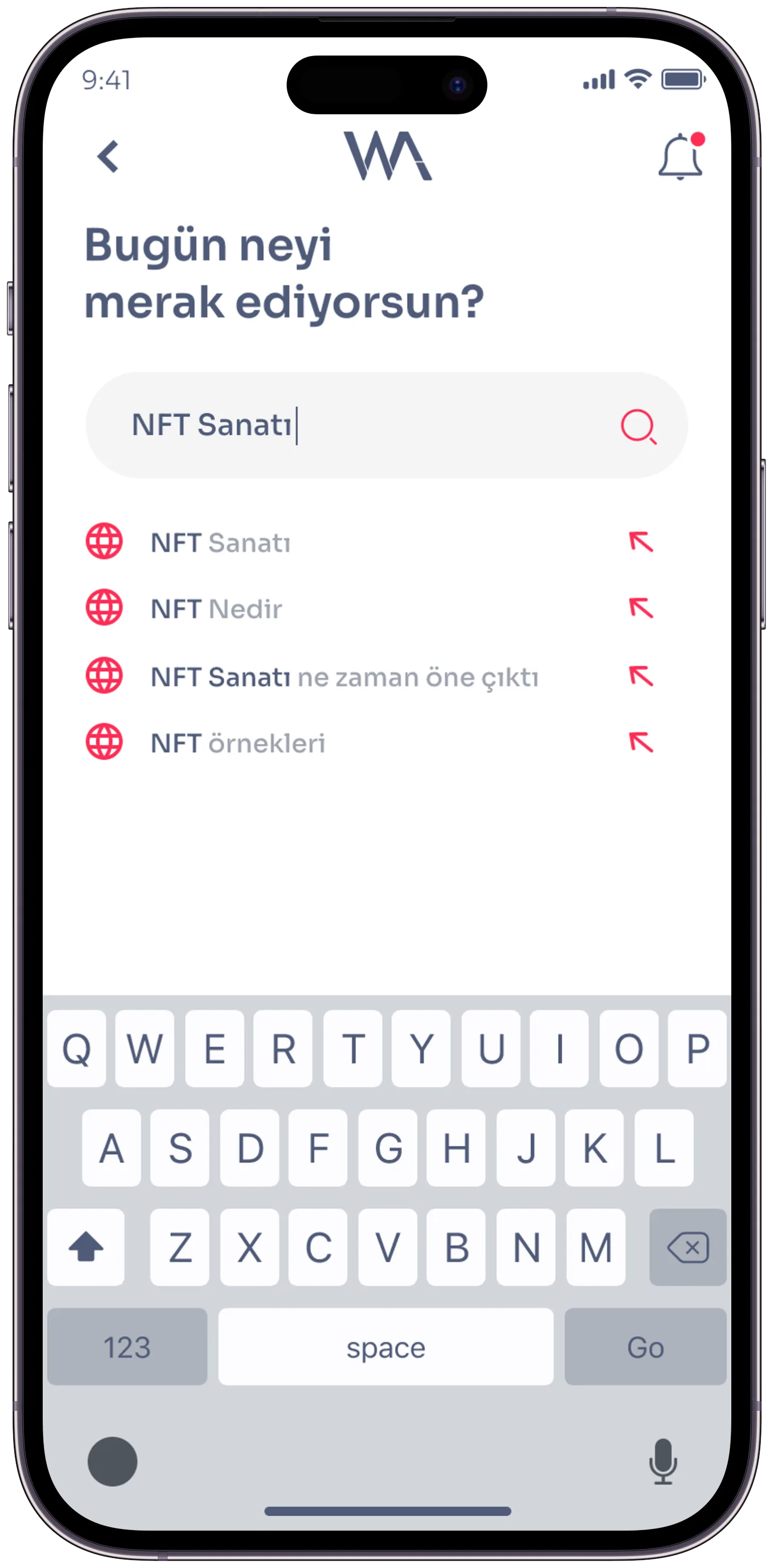 Wannart Social App — tasarım 8