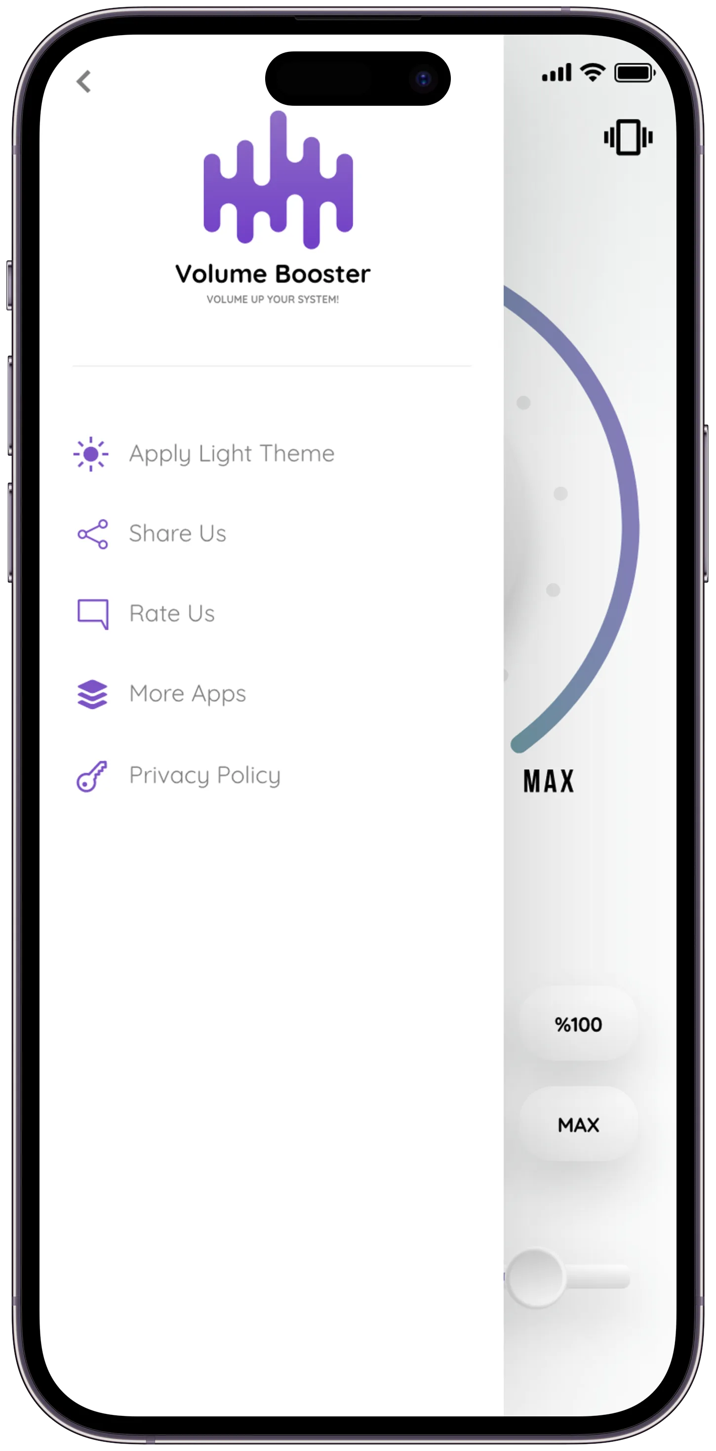 Volume Booster — tasarım 10