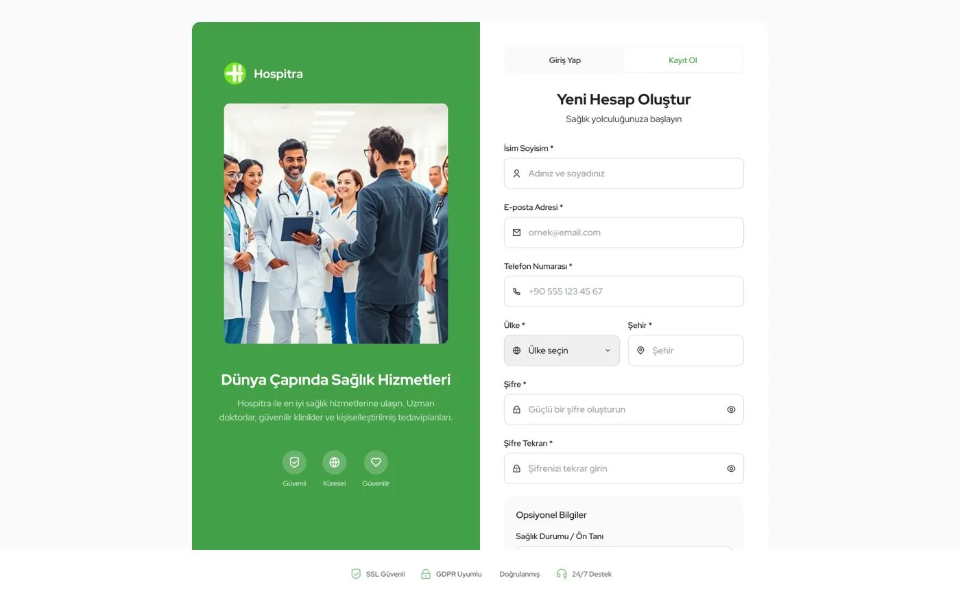 Hospitra — tasarım 2