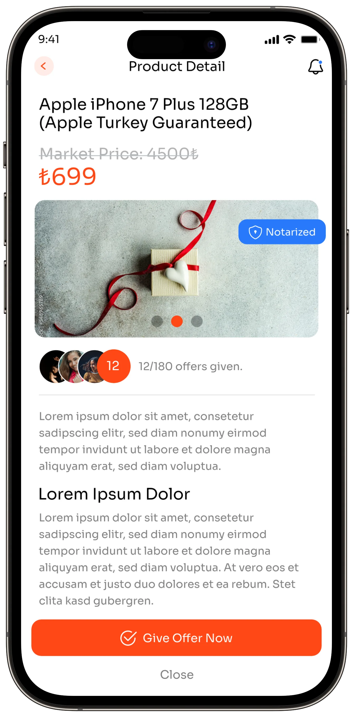Offer App — tasarım 48