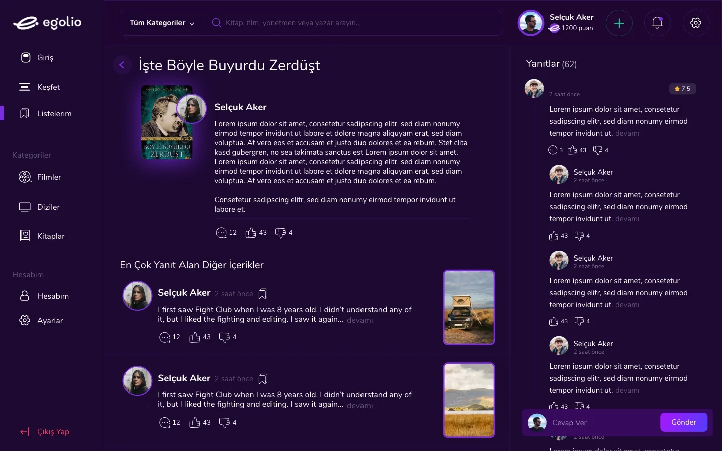 Movie Web App — tasarım 7