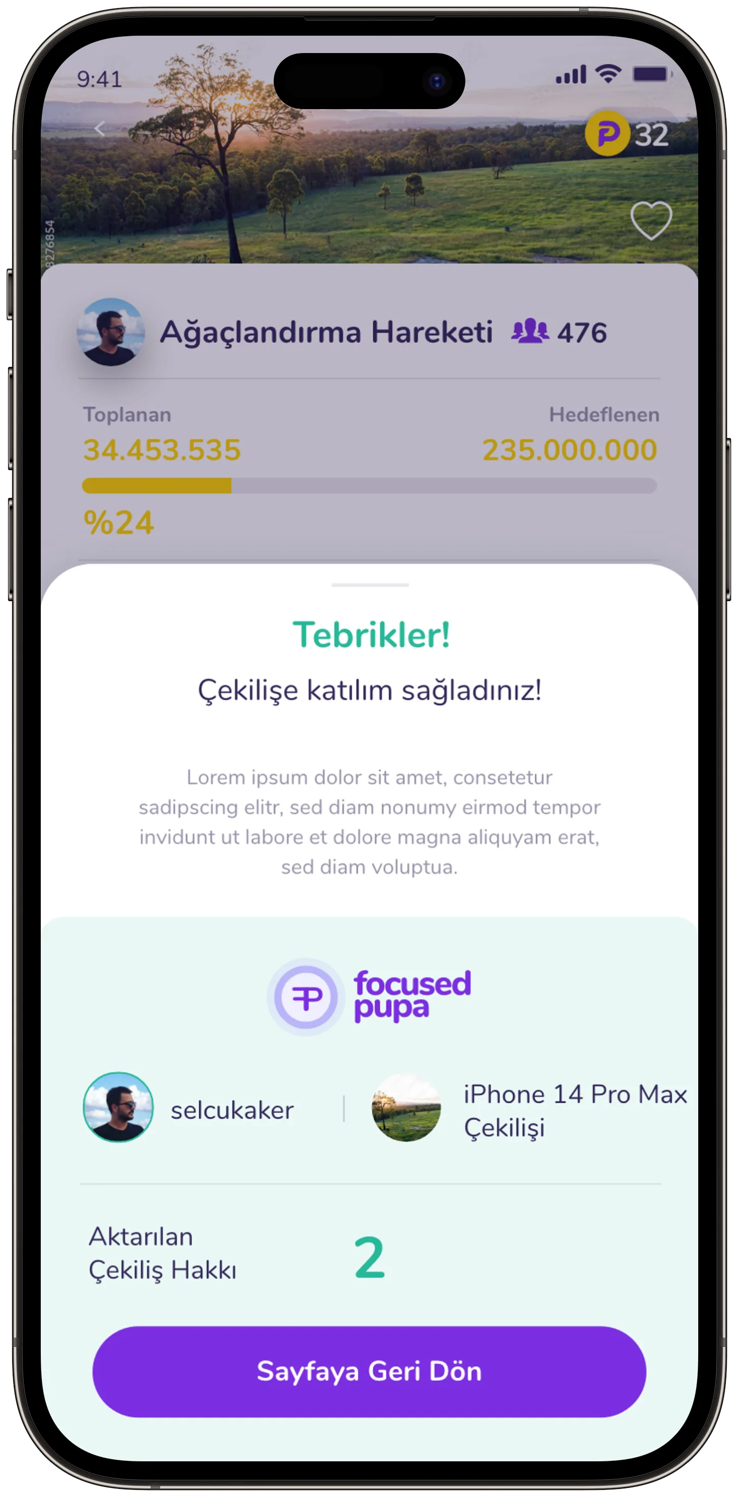 Focused Pupa — tasarım 35