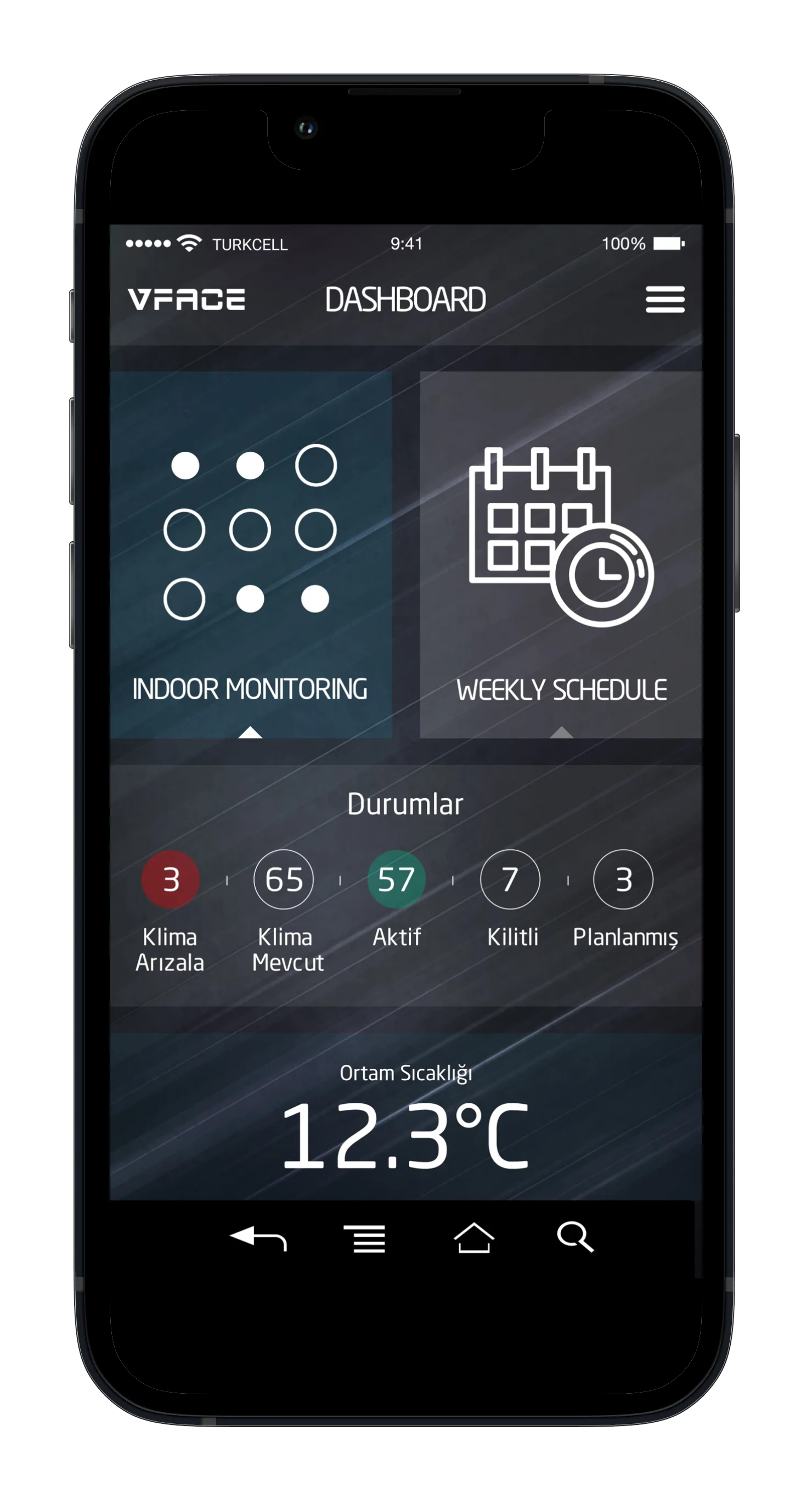 Smart Home App — tasarım 1