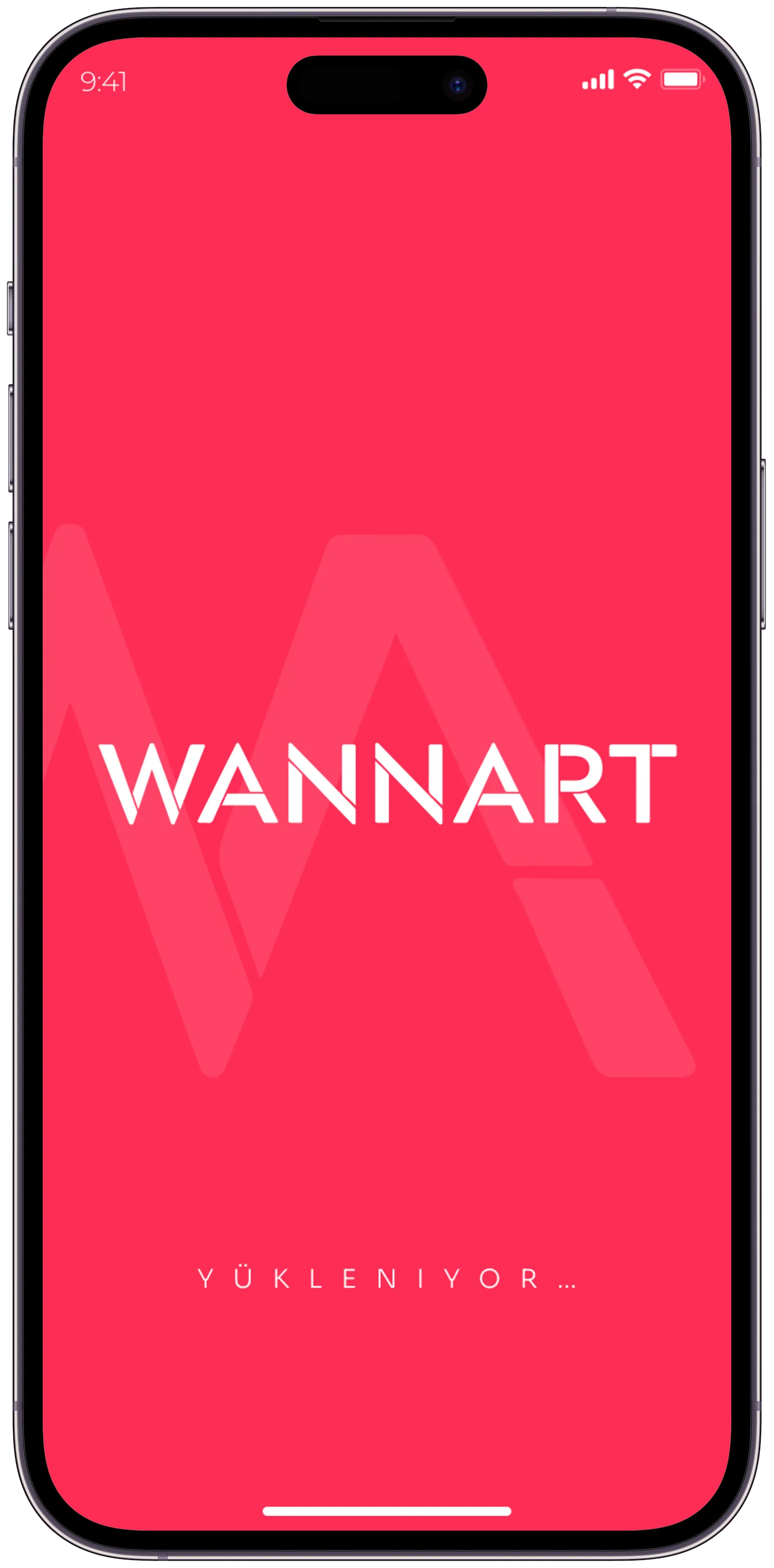 Wannart Social App — tasarım 1