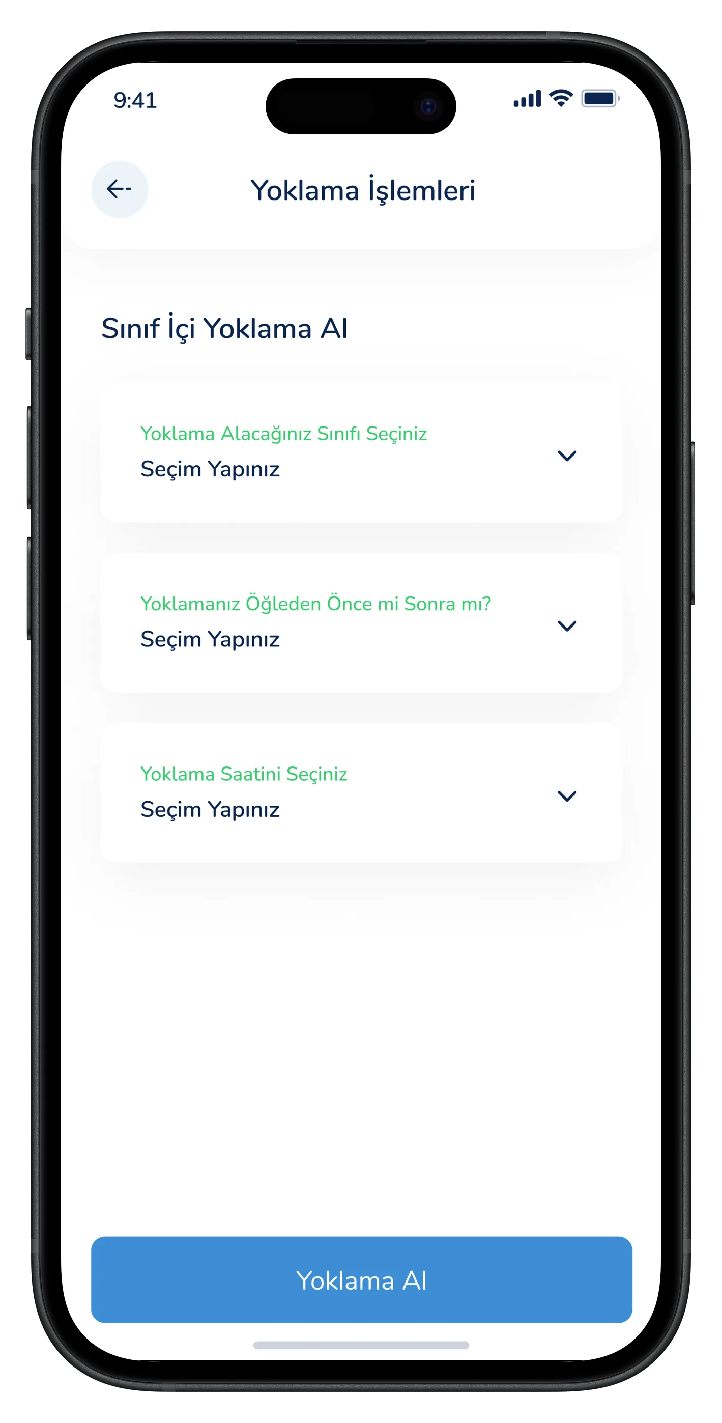 Parent & Student Mobile App — tasarım 11
