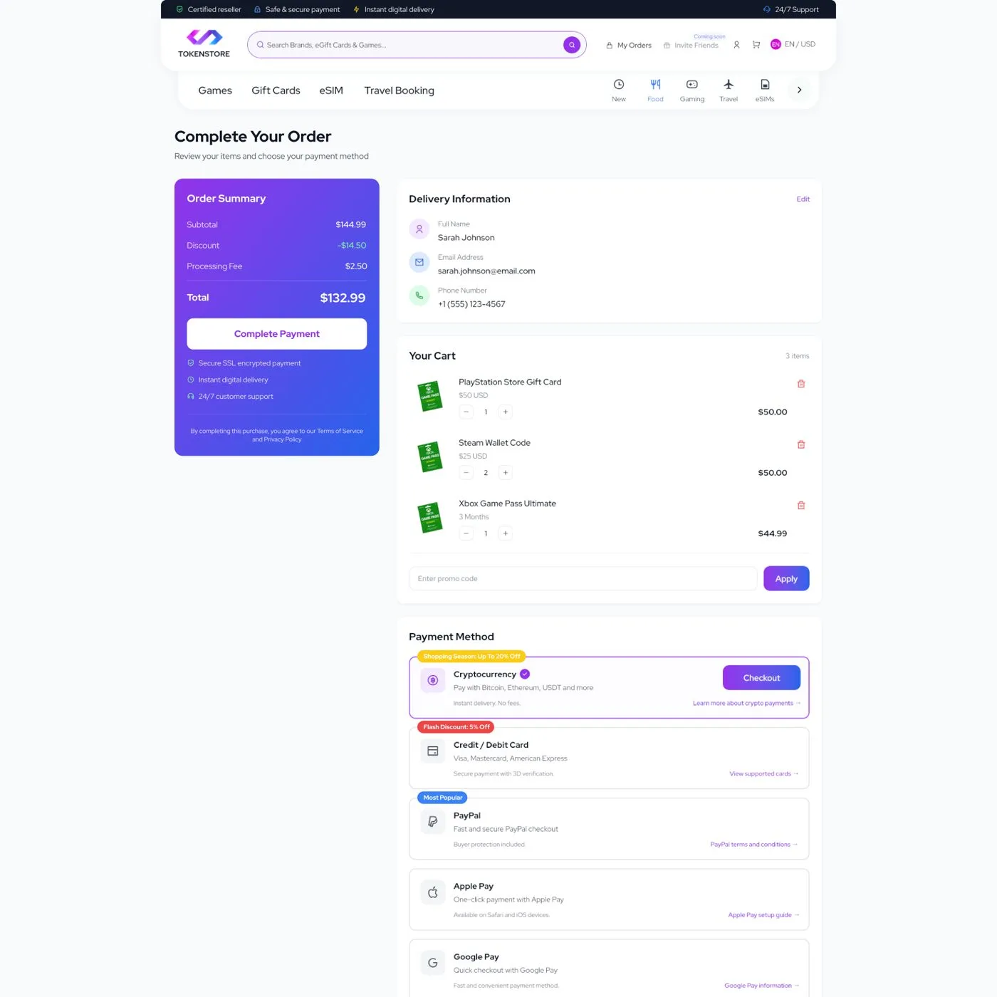 TokenStore — tasarım 27
