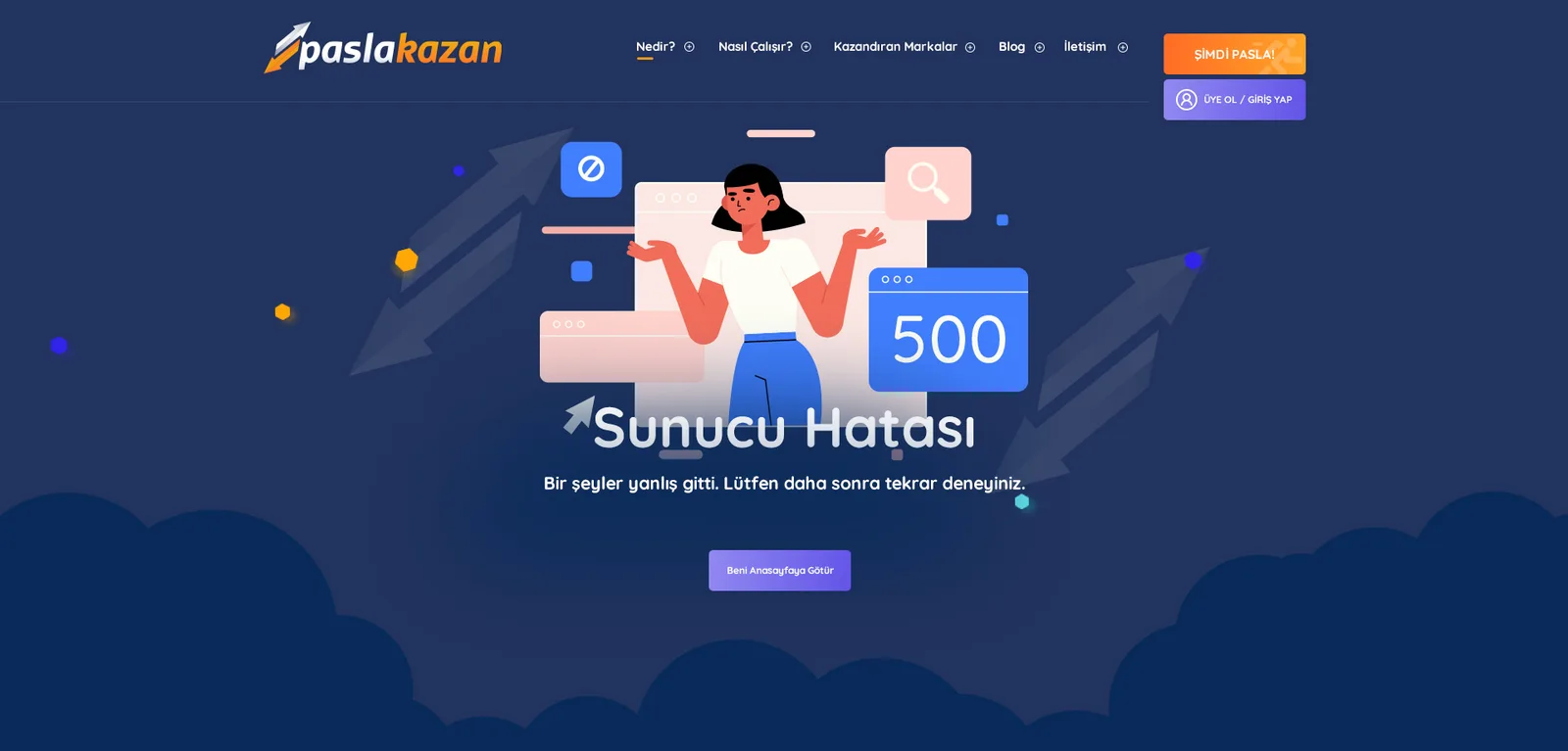 Pasla Kazan Website — tasarım 2